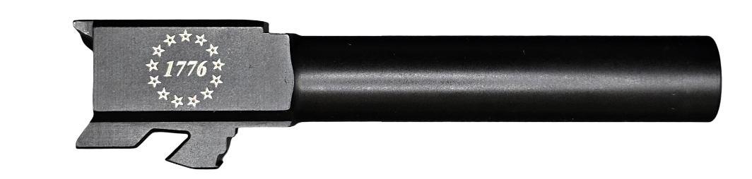 1776 Logo Combat Armory barrel Fits Glock 19 9mm Match Grade Barrel