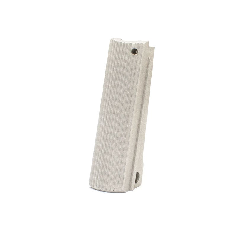 1911 Alloy Mainspring Housing - Government, Serrated, Silver – Fusion Firearms