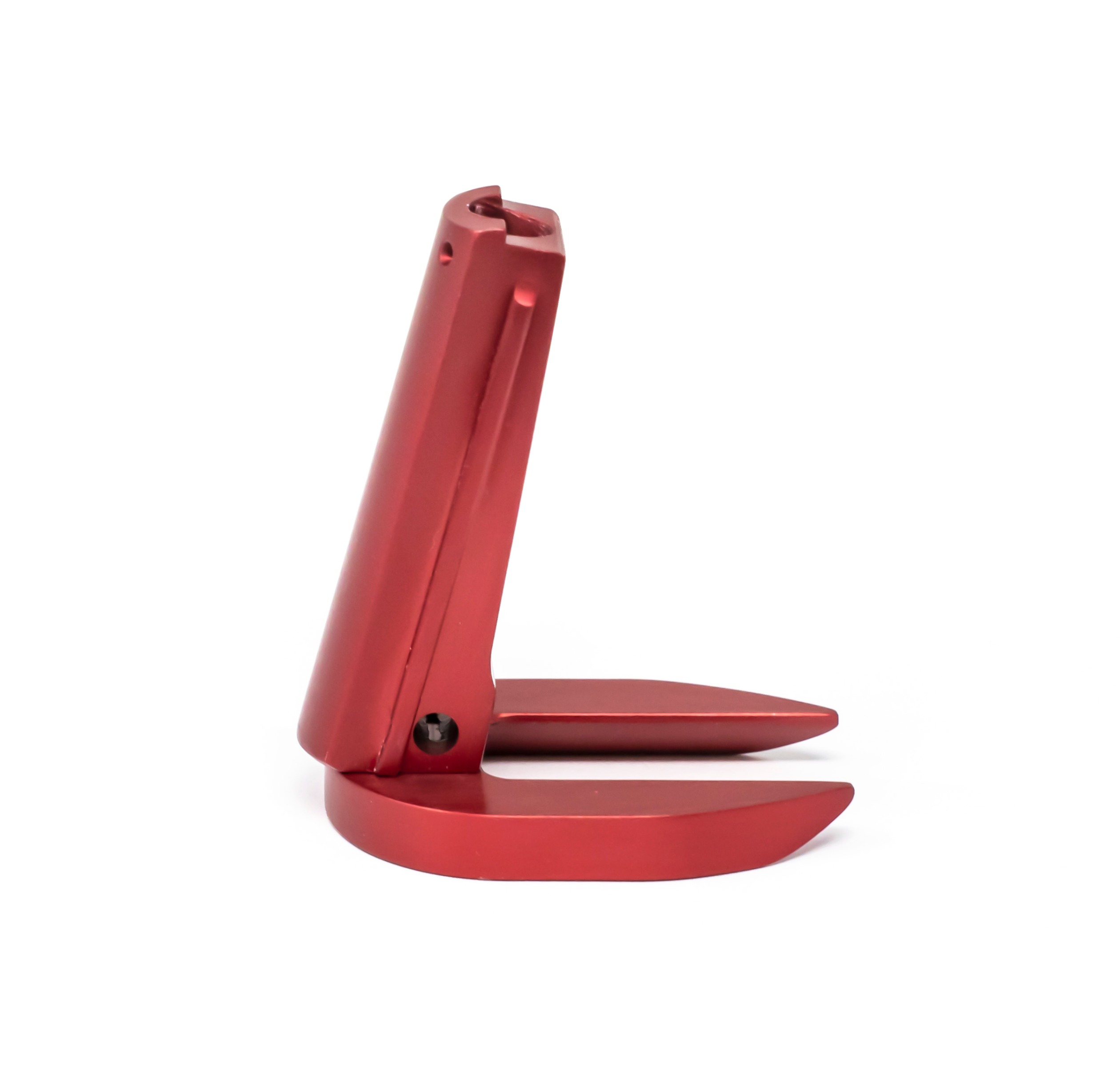 1911 Alloy Mainspring Housing + Mag-Well - Government, Plain, Red – Fusion Firearms — image 3