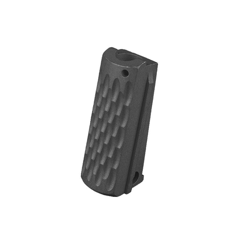 1911 Alloy Mainspring Housing - Officer, Chainlink, Black – Fusion Firearms