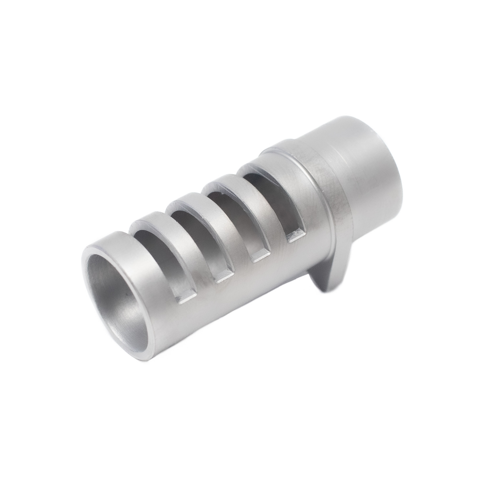 1911 COLT STYLE COM COMPENSATOR, SLOTTED BARREL BUSHING STYLE – CHROME DLC – Fusion Firearms