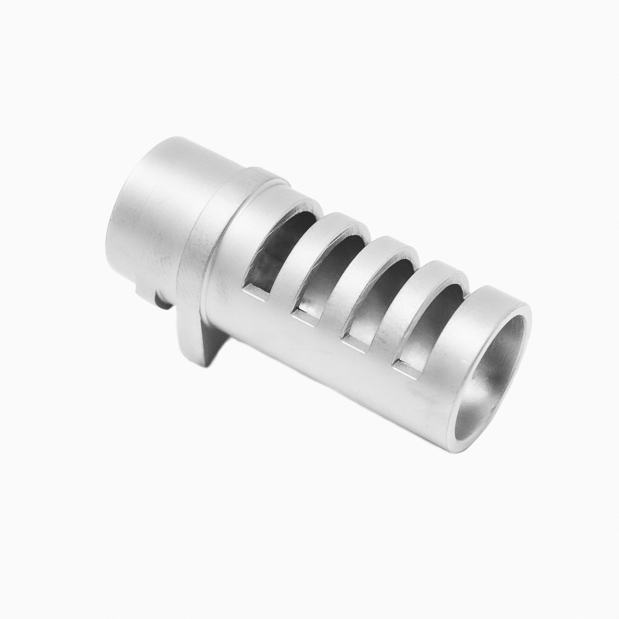 1911 COLT STYLE COM COMPENSATOR, SLOTTED BARREL BUSHING STYLE – CHROME DLC – Fusion Firearms — image 2