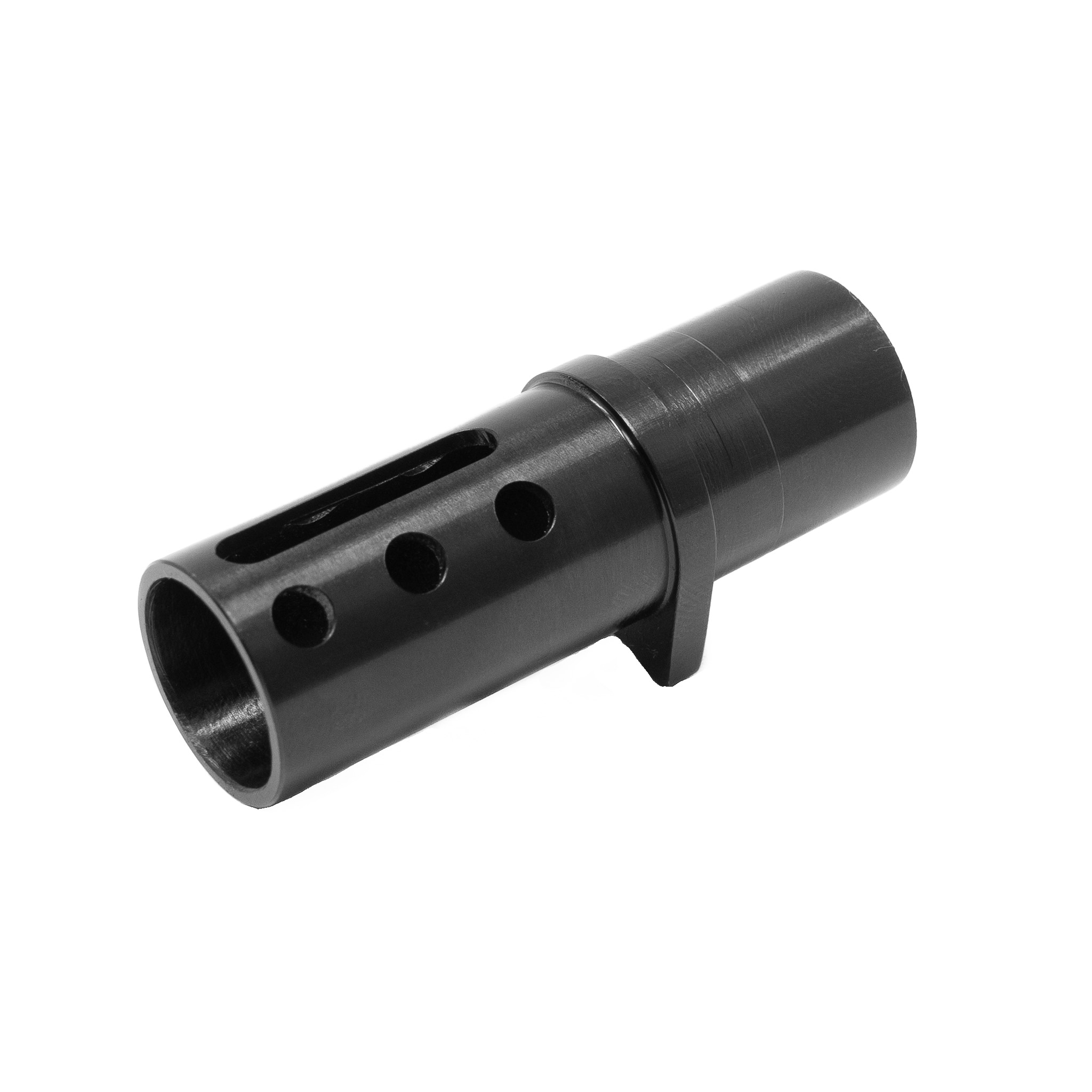 1911 Colt style Gov Compensator, "Slot & Dot" Barrel Bushing style – Black – Fusion Firearms