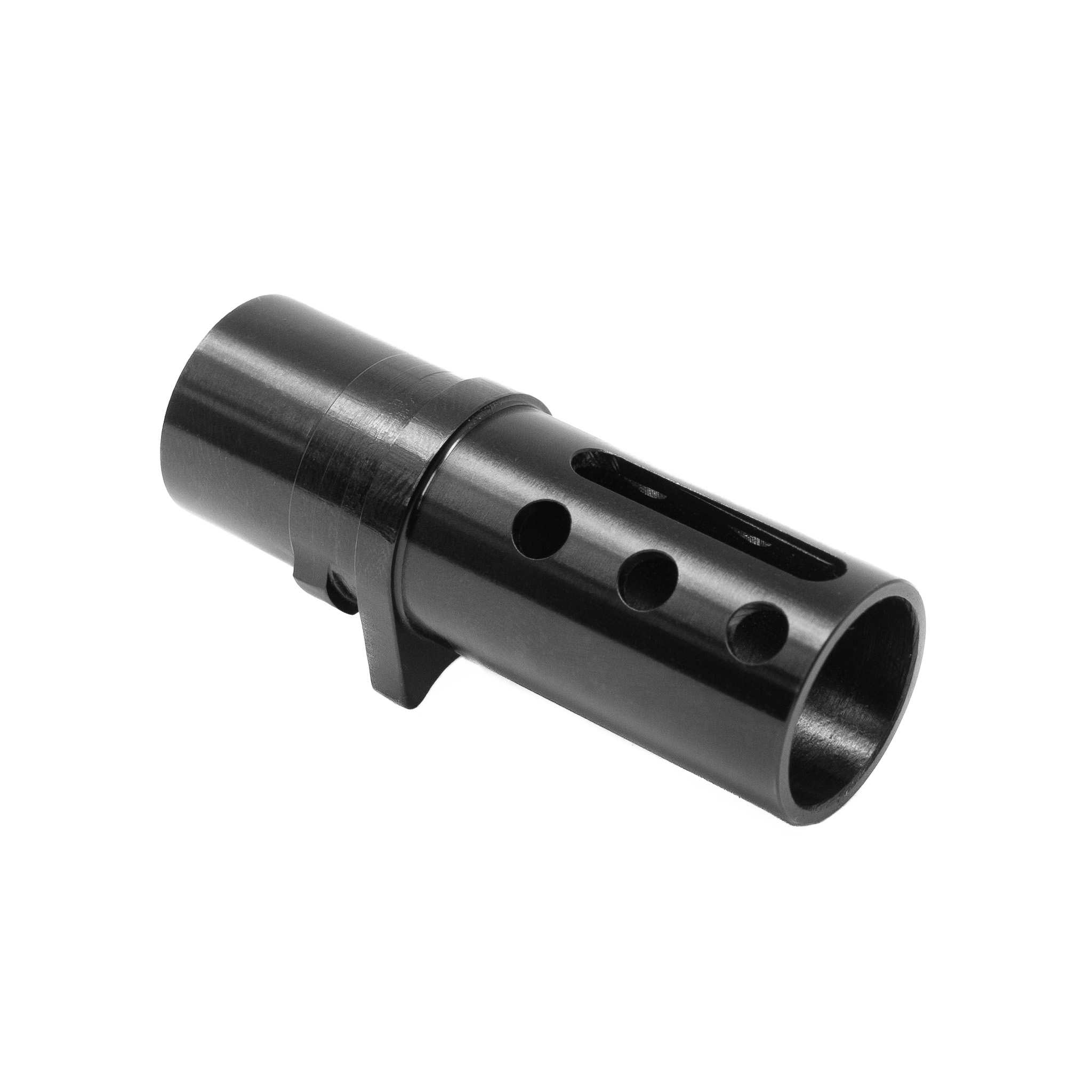 1911 Colt style Gov Compensator, "Slot & Dot" Barrel Bushing style – Black – Fusion Firearms — image 2
