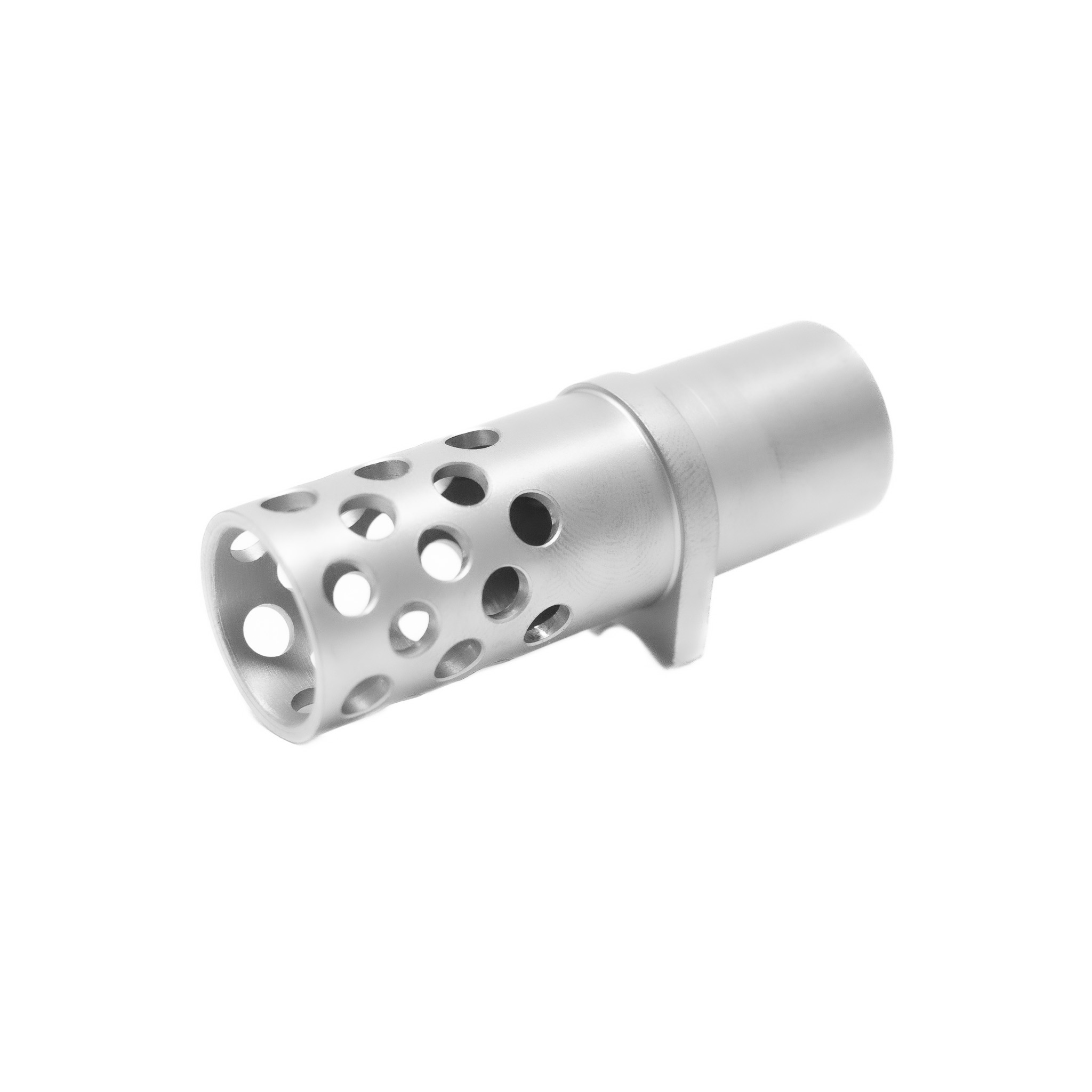 1911 COLT STYLE GOV COMPENSATOR, "FULL PORT" BARREL BUSHING STYLE – CHROME DLC – Fusion Firearms — image 2