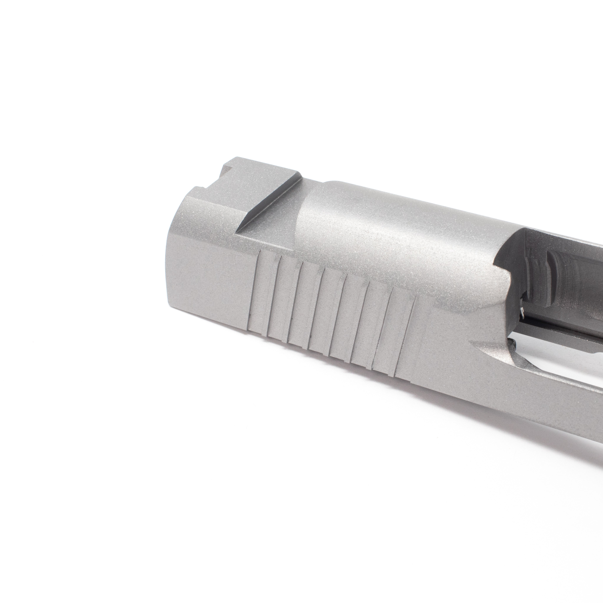 1911 Commander Slide - Carbon STD Sight Cuts/ Swept Cut/ Thick F&R – Fusion Firearms — image 2