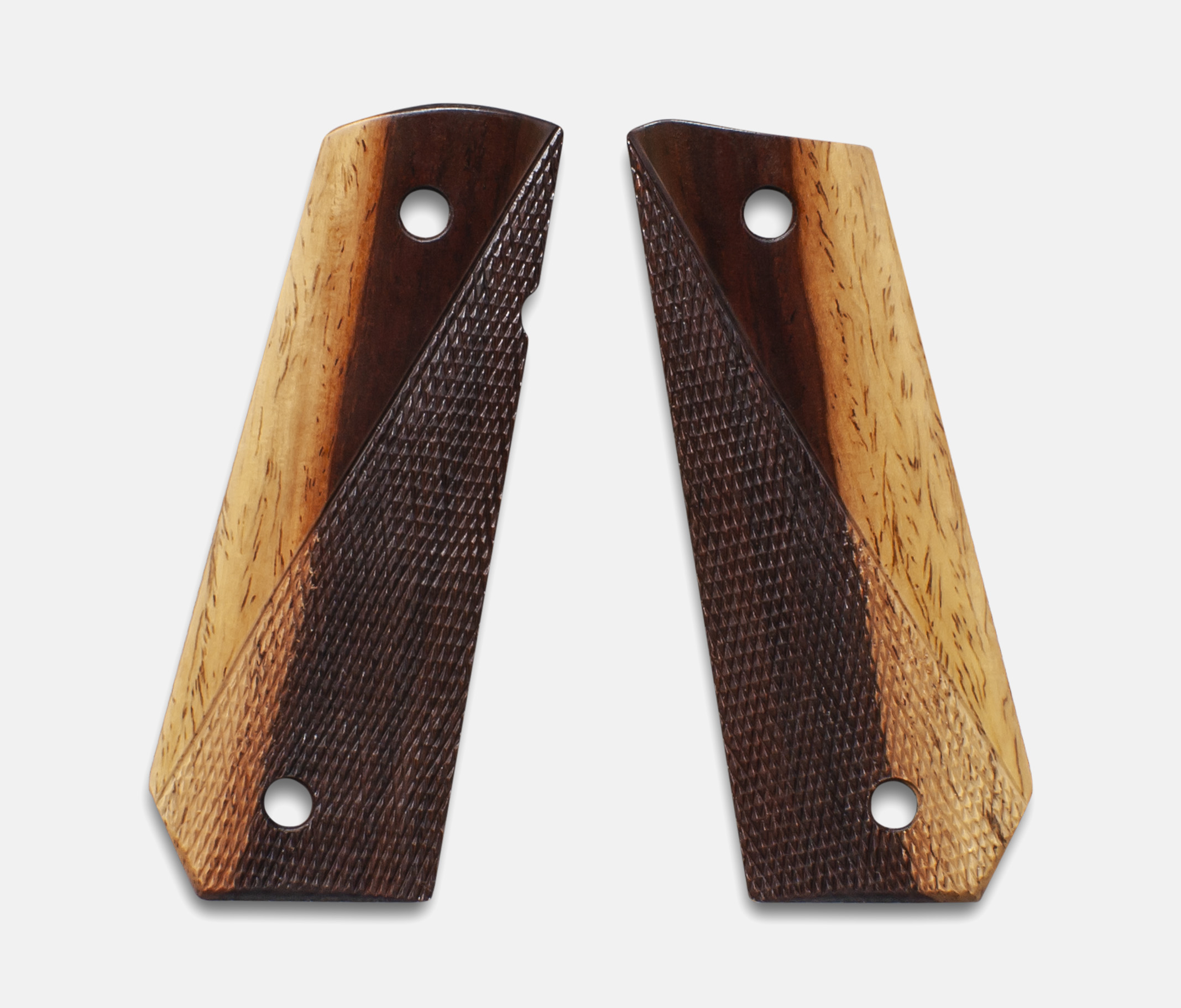 1911 Full Size Grips, 2-Tone Cocobolo, Ranger Cut, Carry Cut, Thin – Fusion Firearms