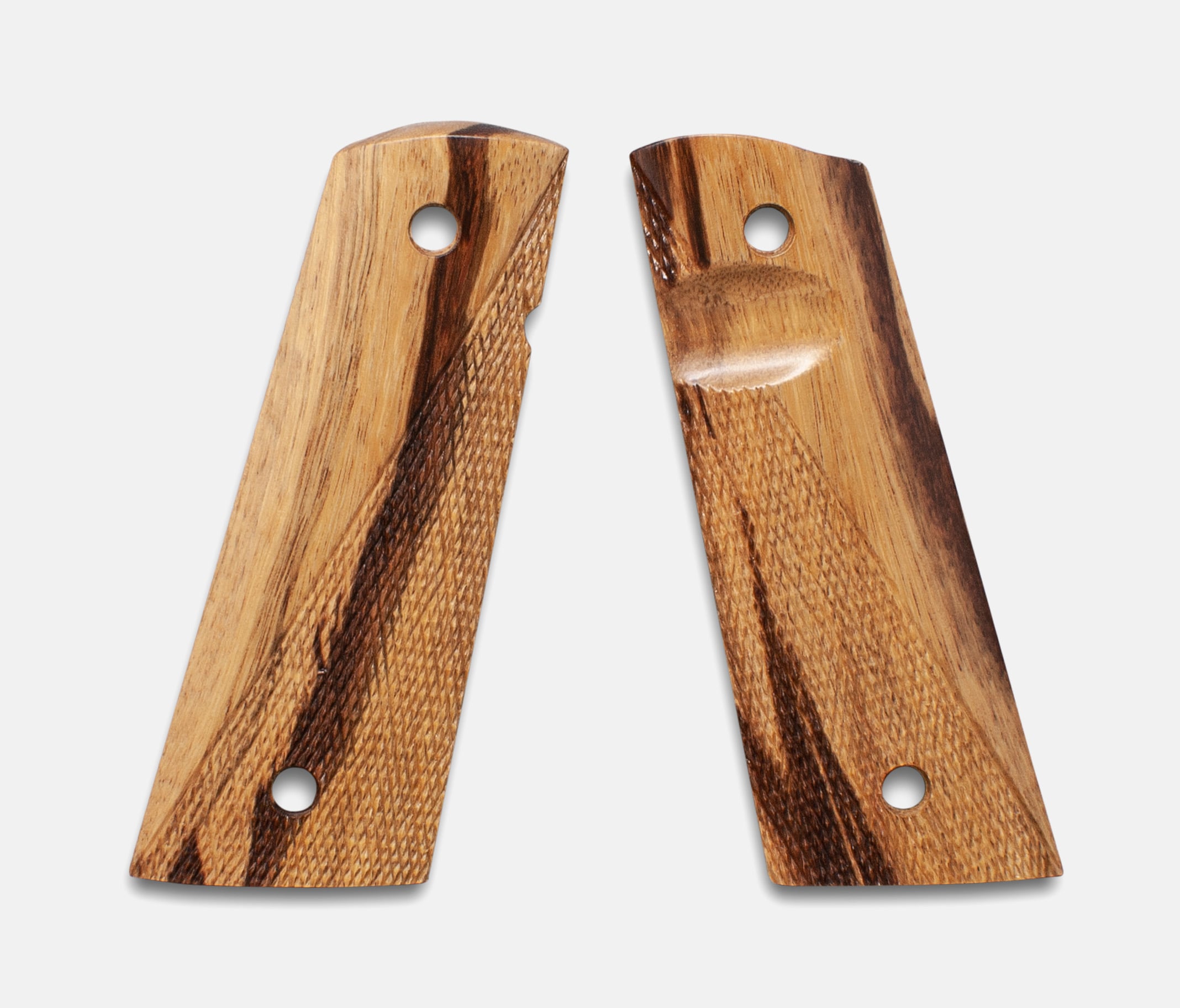 1911 Full Size Grips, Inkberry, Ranger Cut, Mag-Well Bottom, Thumb Groove – Fusion Firearms