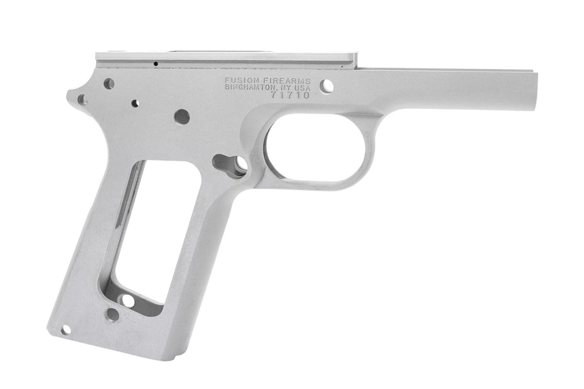 1911 Government Frame - Aluminum - Smooth Front Strap – Fusion Firearms