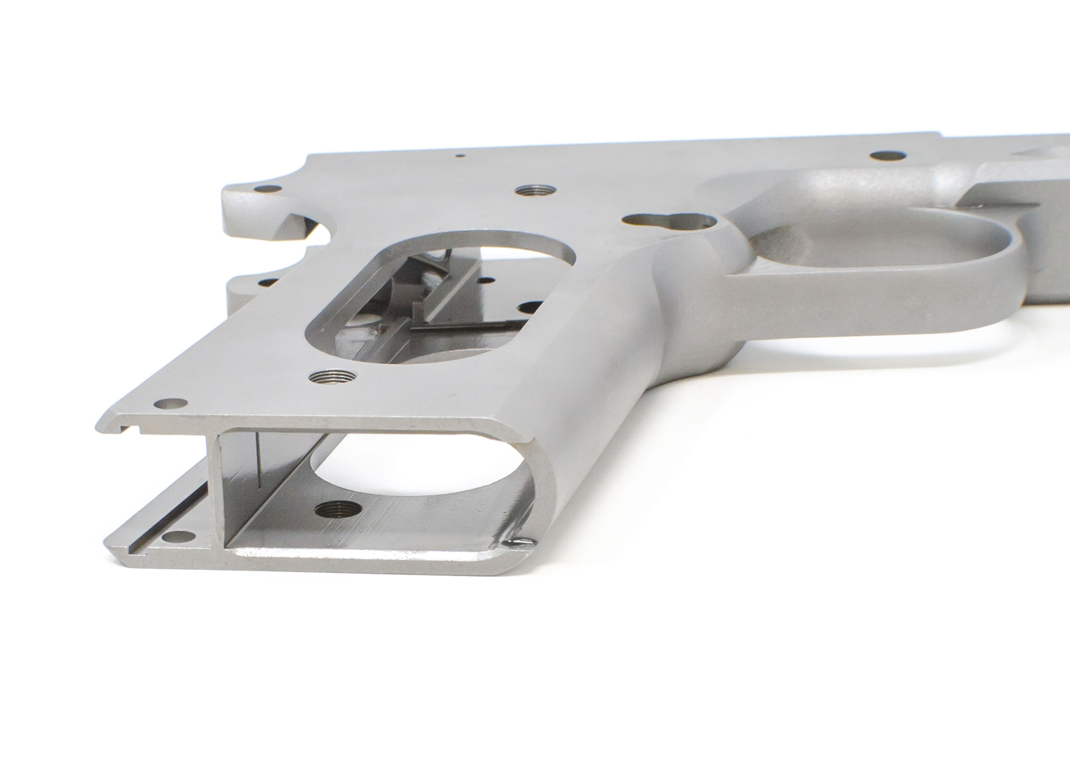 1911 Government Frame - Aluminum - Smooth Front Strap – Fusion Firearms — image 2
