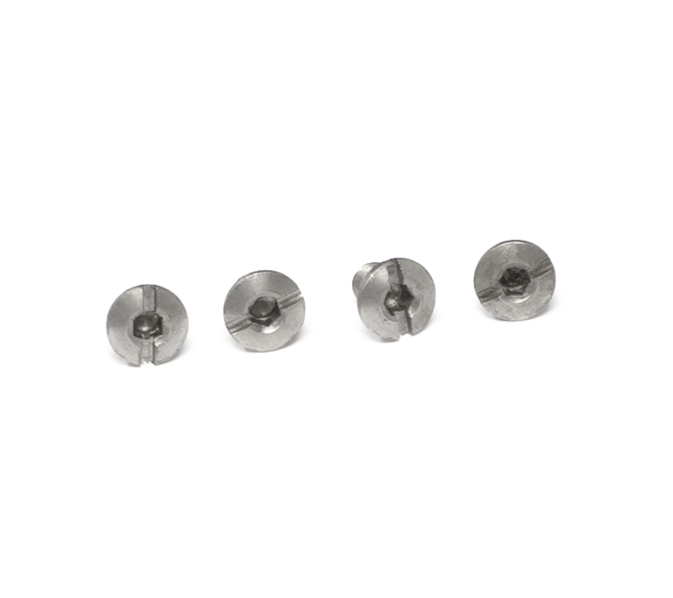 1911 Grip Screws - Slex, Stainless, Thin (4) – Fusion Firearms
