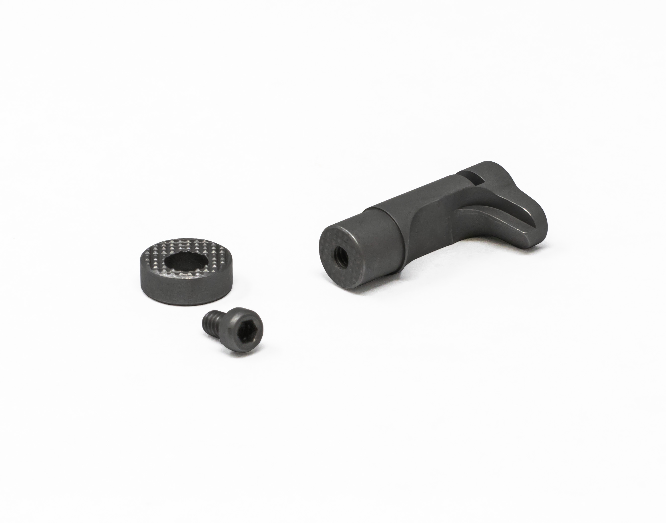 1911 Magazine Catch - Over-Sized Button, Carbon Steel – Fusion Firearms — image 4