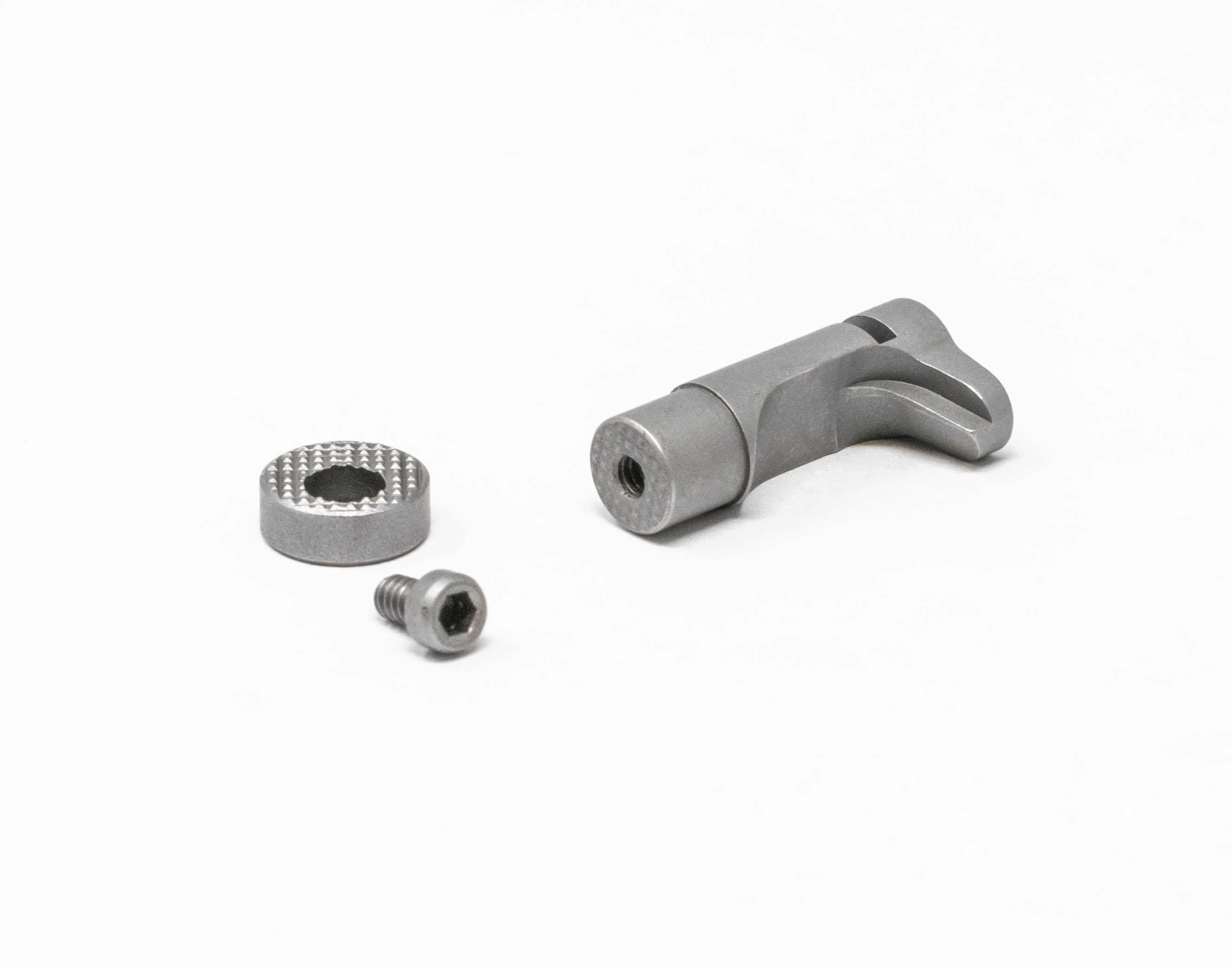 1911 Magazine Catch - Over-Sized Button, Stainless Steel – Fusion Firearms — image 4