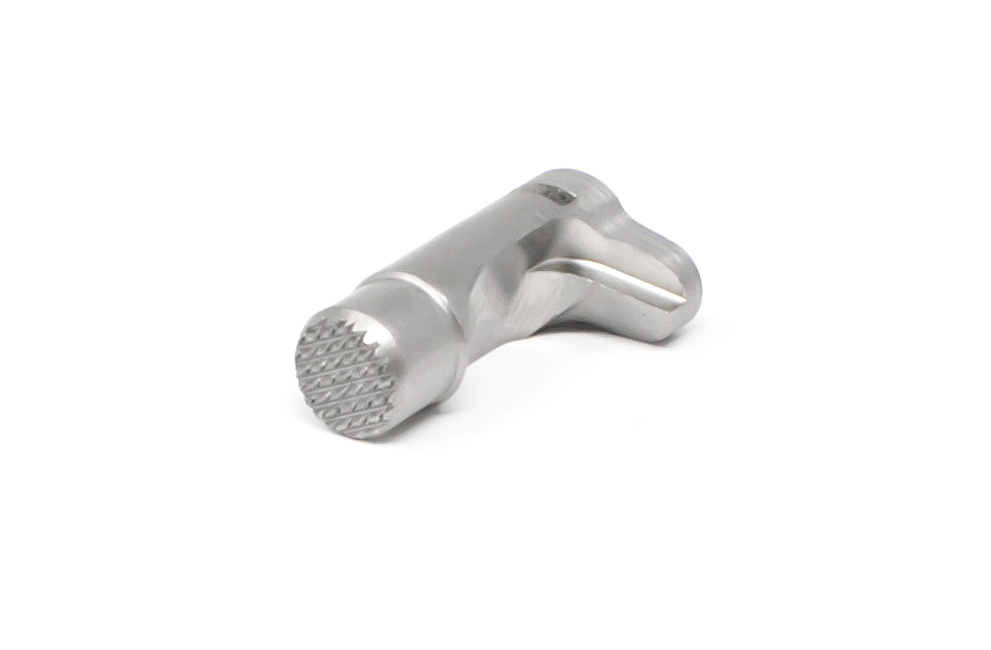 1911 Magazine Catch - Extended, Stainless Checkered – Fusion Firearms