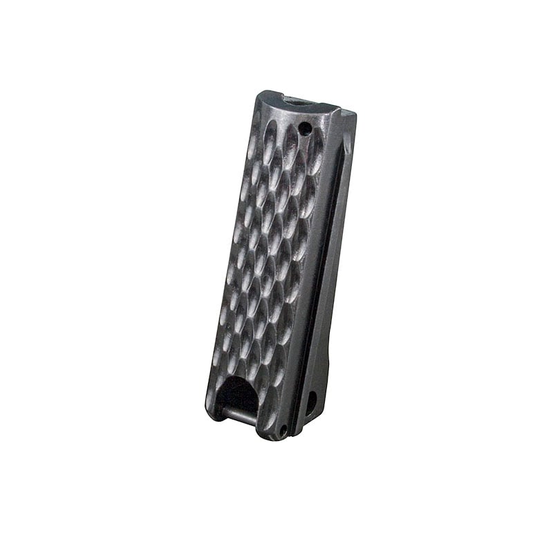 1911 Mainspring Housing - Government, Chainlink, Black - Lanyard Loop – Fusion Firearms