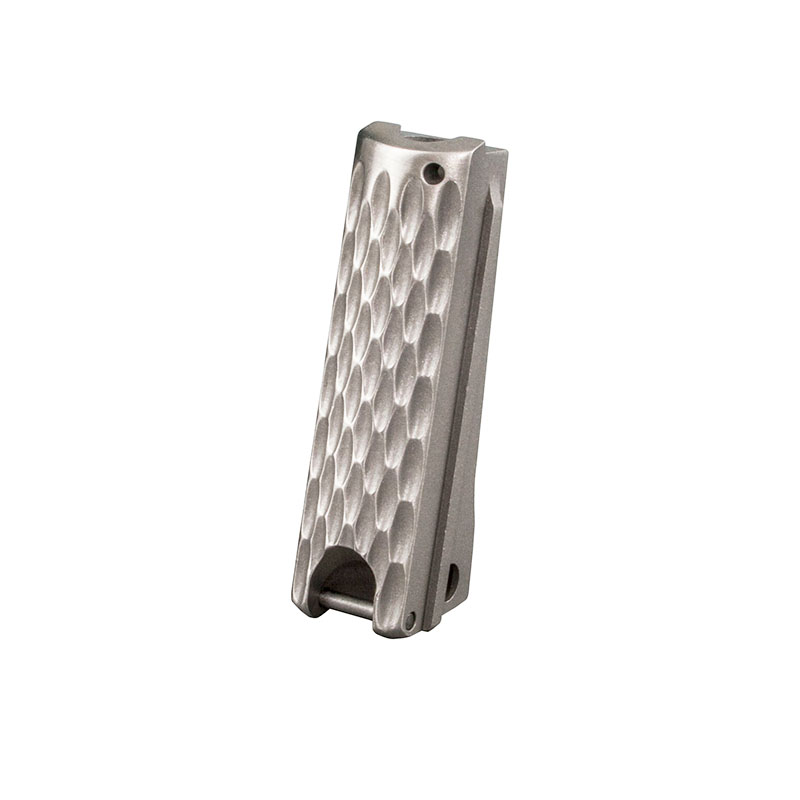 1911 Mainspring Housing - Government, Chainlink, Stainless Polished - Lanyard Loop – Fusion Firearms