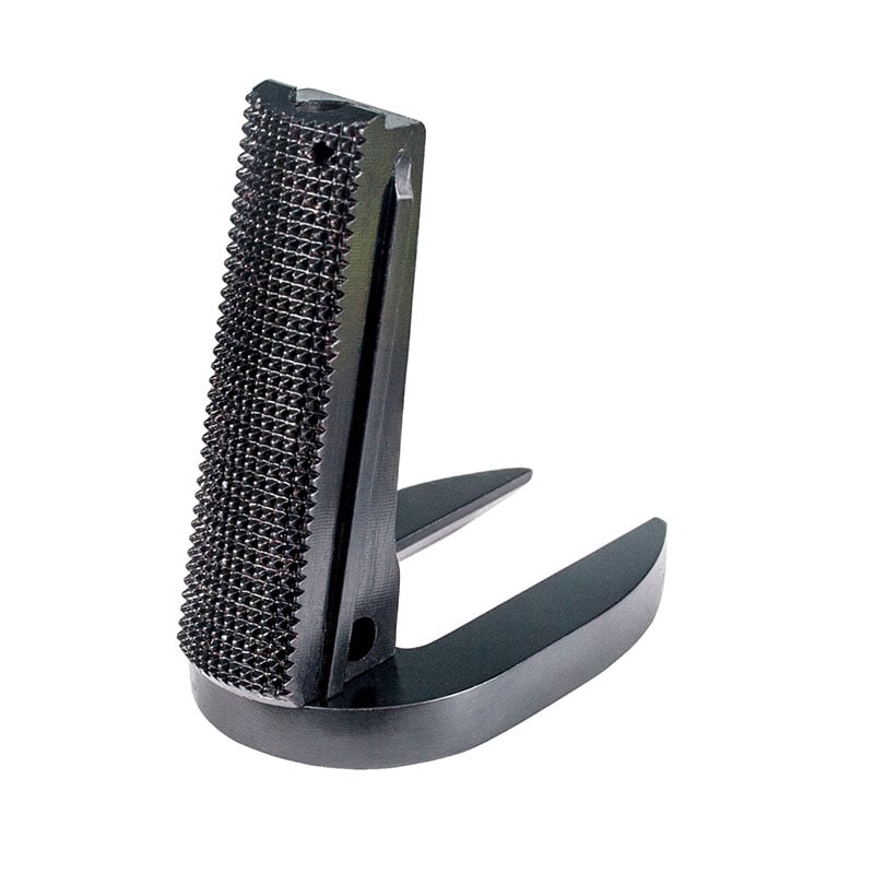 1911 Mainspring Housing + Mag-Well - Government, Checkered, Black – Fusion Firearms