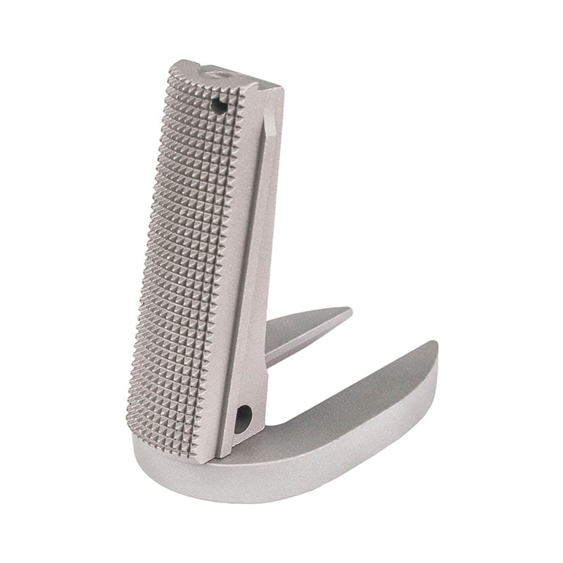 1911 Mainspring Housing + Mag-well - Government, Checkered, Stainless Matte – Fusion Firearms
