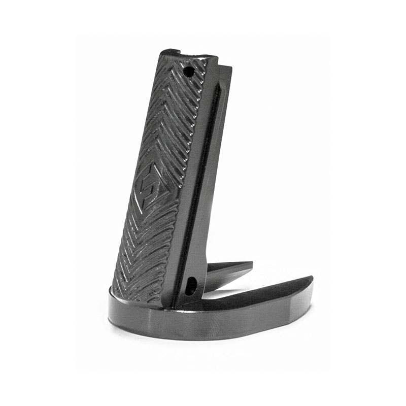 1911 Mainspring Housing + Mag-Well - Government, Fusion Chevron, Black