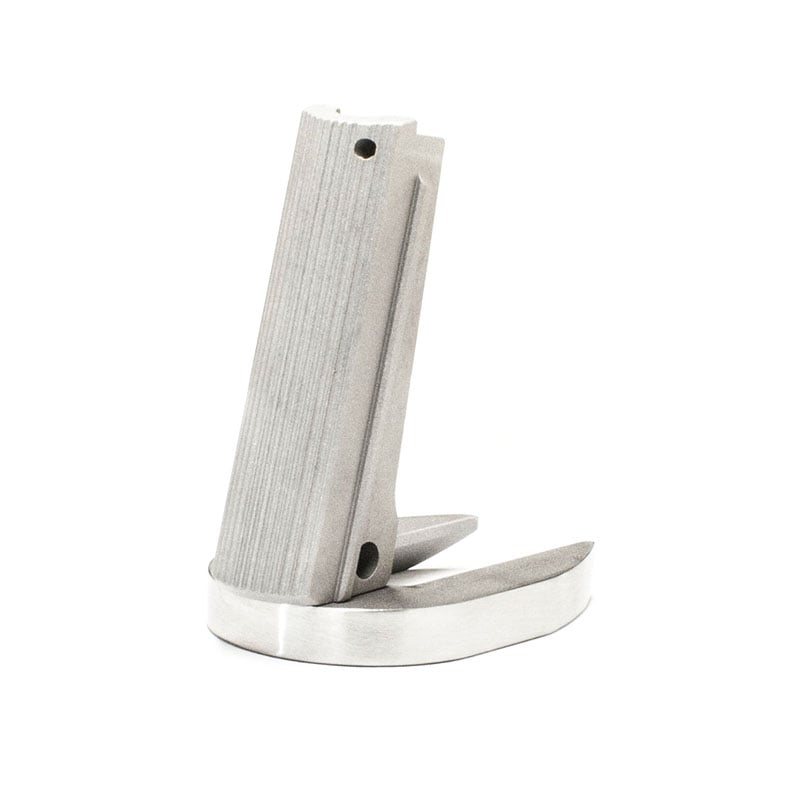 1911 Mainspring Housing + Mag-Well - Government, Serrated, Stainless Polished – Fusion Firearms