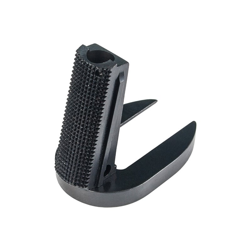 1911 Mainspring Housing + Mag-Well - Officer, Checkered, Black – Fusion Firearms