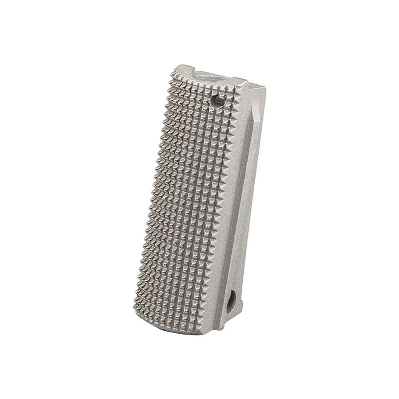 1911 Mainspring Housing - Officer, Checkered, Stainless – Fusion Firearms