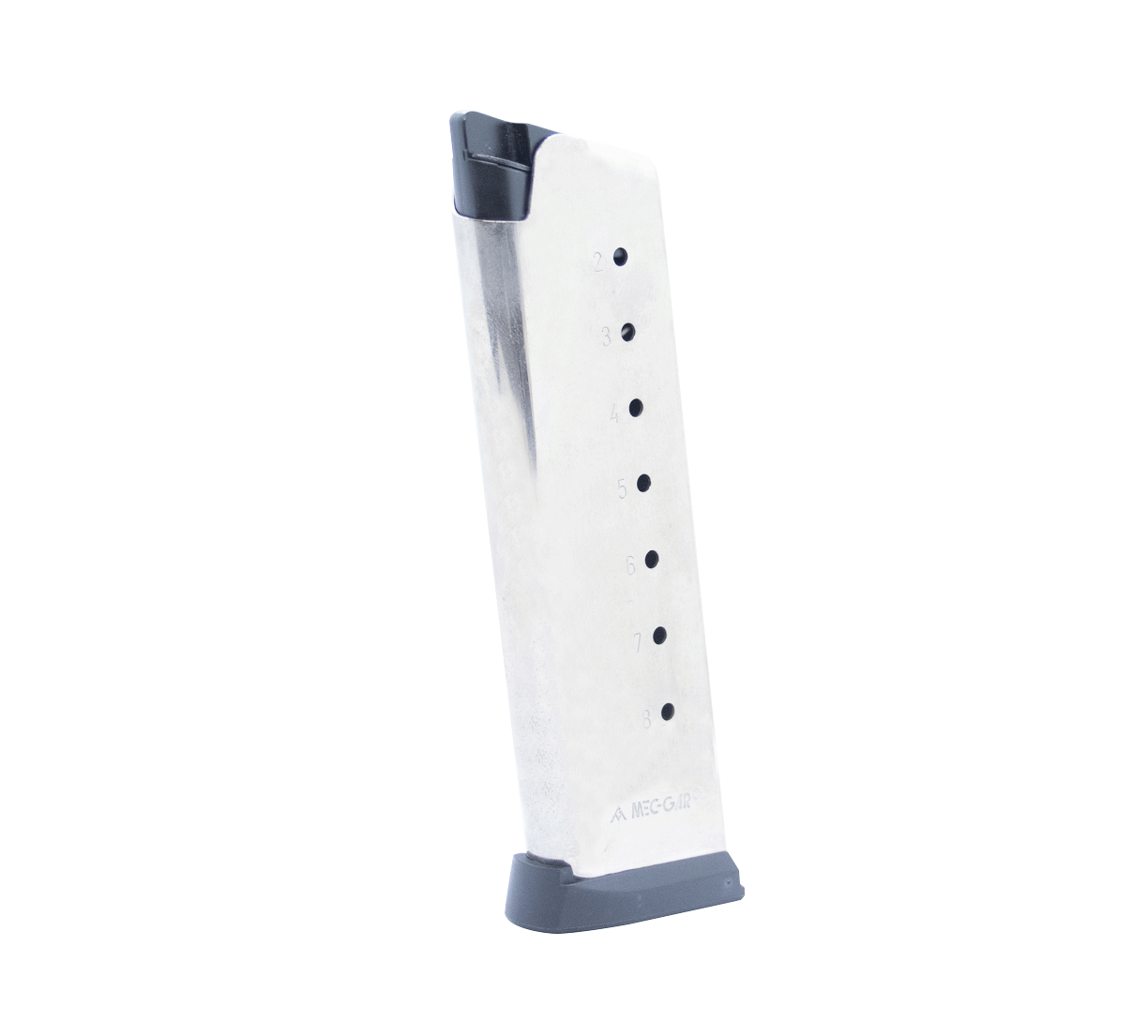 1911 Mec-Gar Magazine with Poly Base Pad - 45acp - Full Size - 8 Round – Fusion Firearms