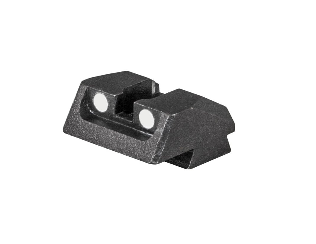 1911 Mil Spec White Dot Rear Fixed Sight - Screw Down Style – Fusion Firearms