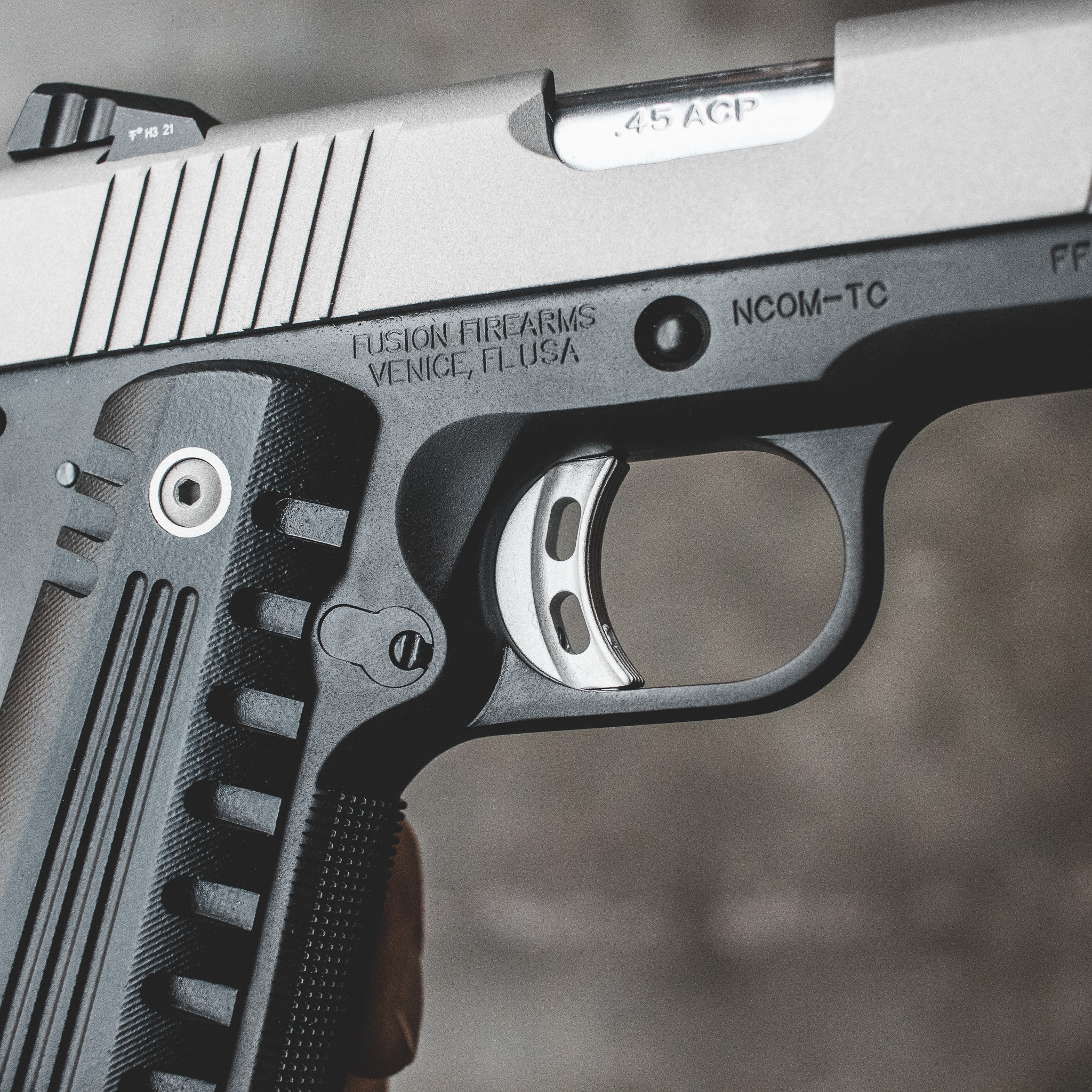 1911 Pistol 3" - 45 ACP Stealth Carry - NCOM-TC – Fusion Firearms — image 3