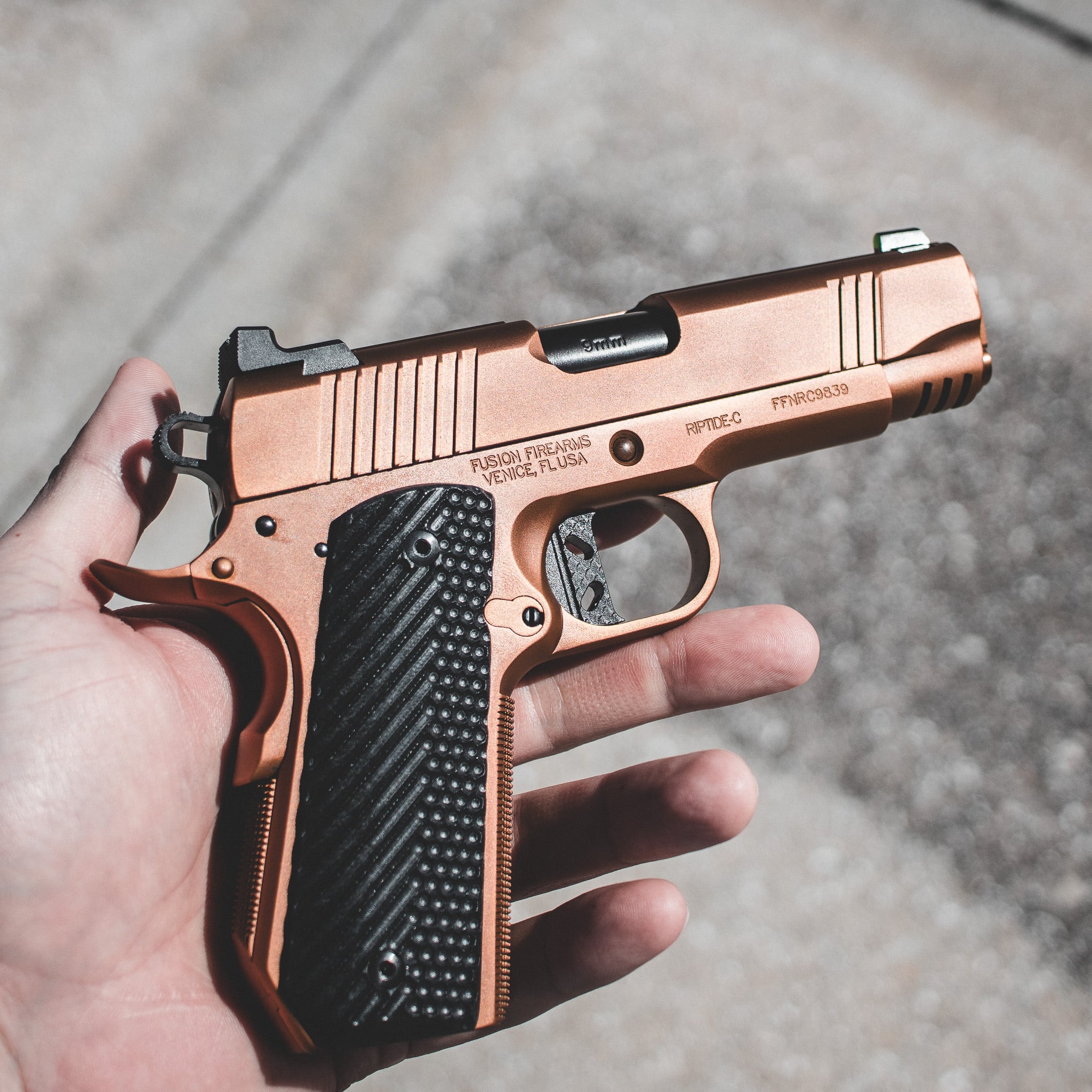 1911 Pistol (4.25") - Copperhead Riptide-C - 9MM – Fusion Firearms