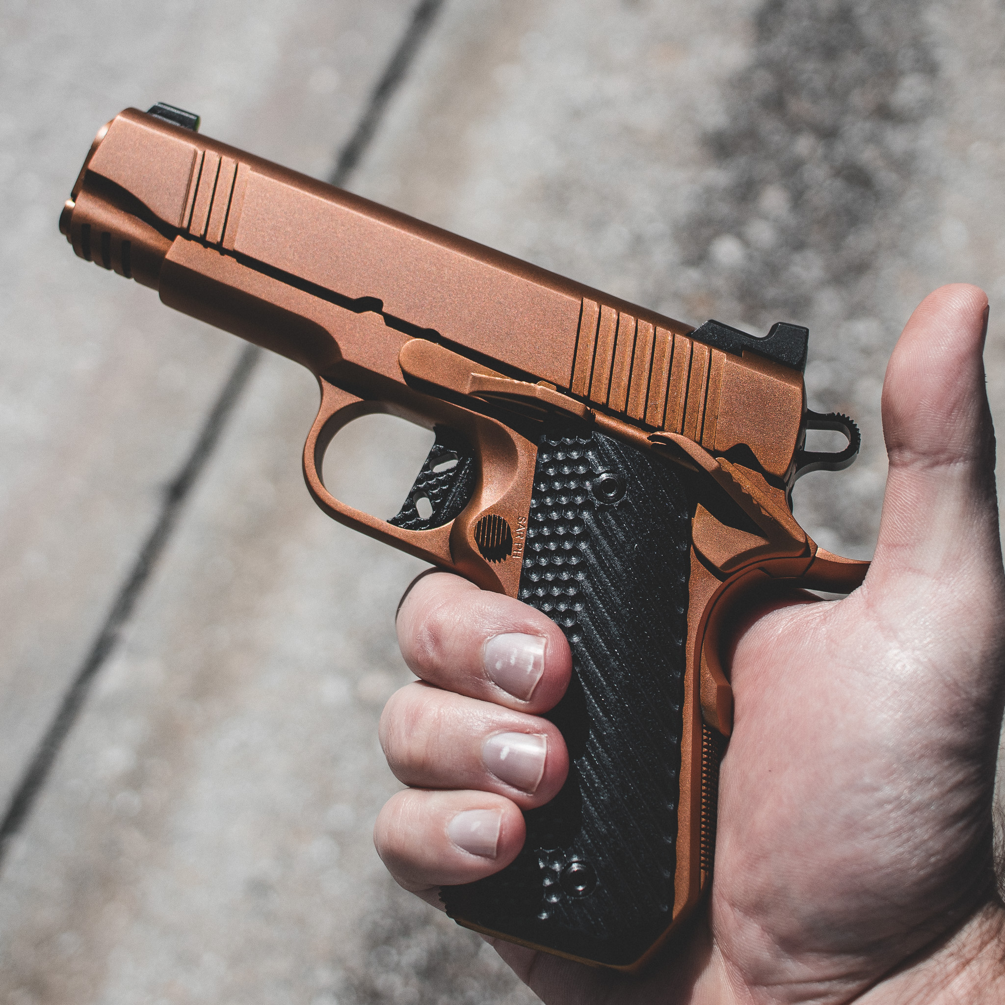 1911 Pistol (4.25") - Copperhead Riptide-C - 9MM – Fusion Firearms — image 2