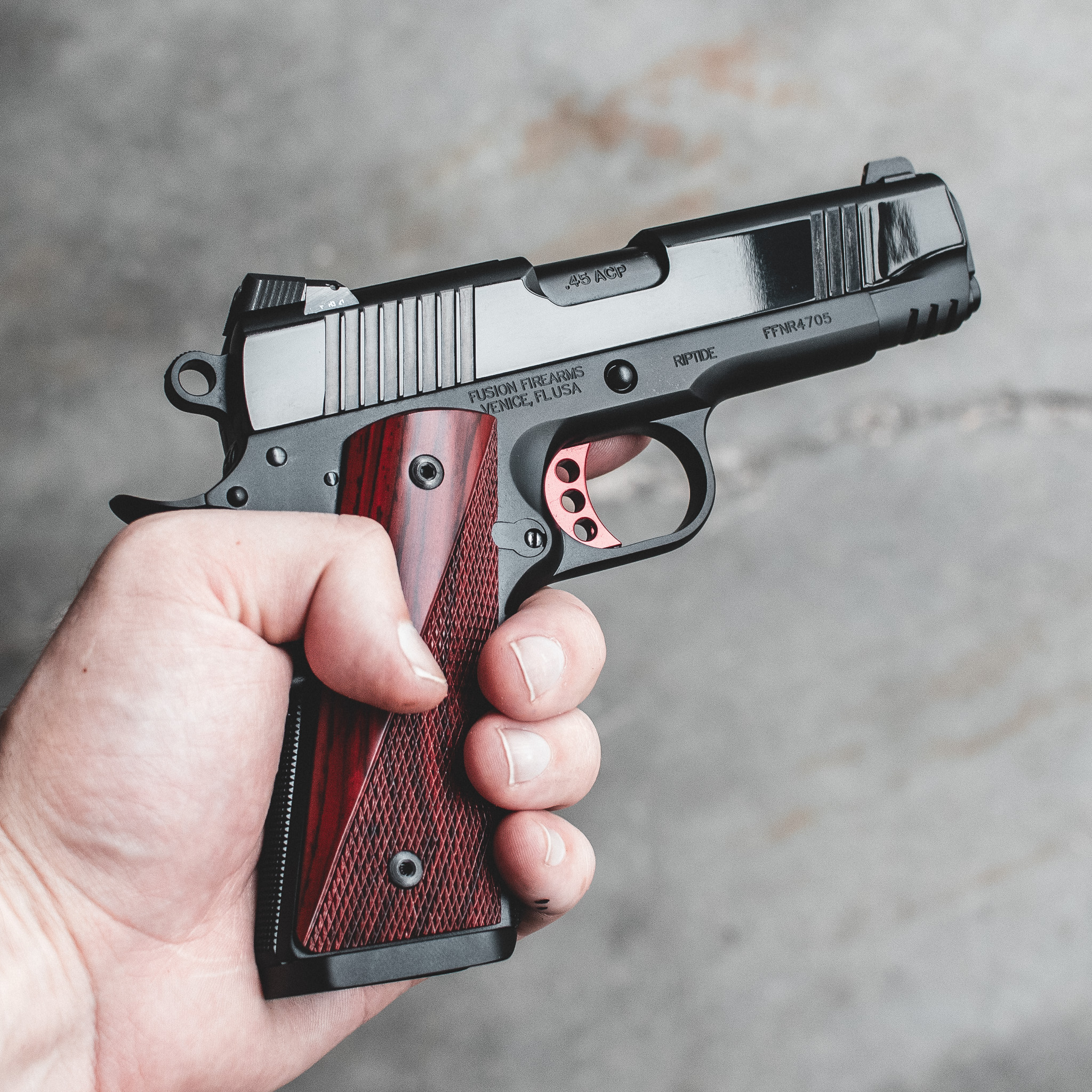 1911 Pistol (4.25") - "Freedom Limited" - Obsidian Riptide - 45 ACP – Fusion Firearms