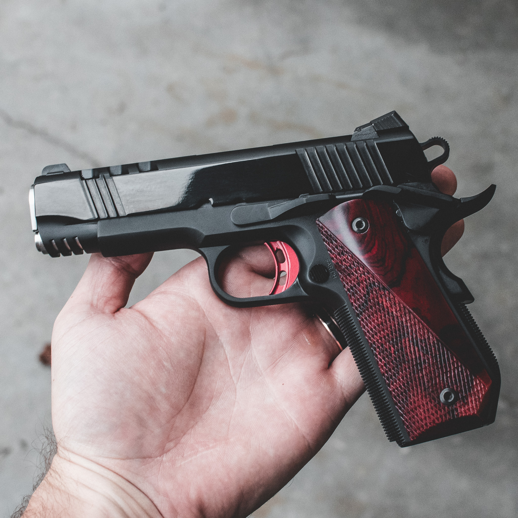 1911 Pistol - (4.25") - Riptide-C Obsidian - 45 ACP – Fusion Firearms — image 2