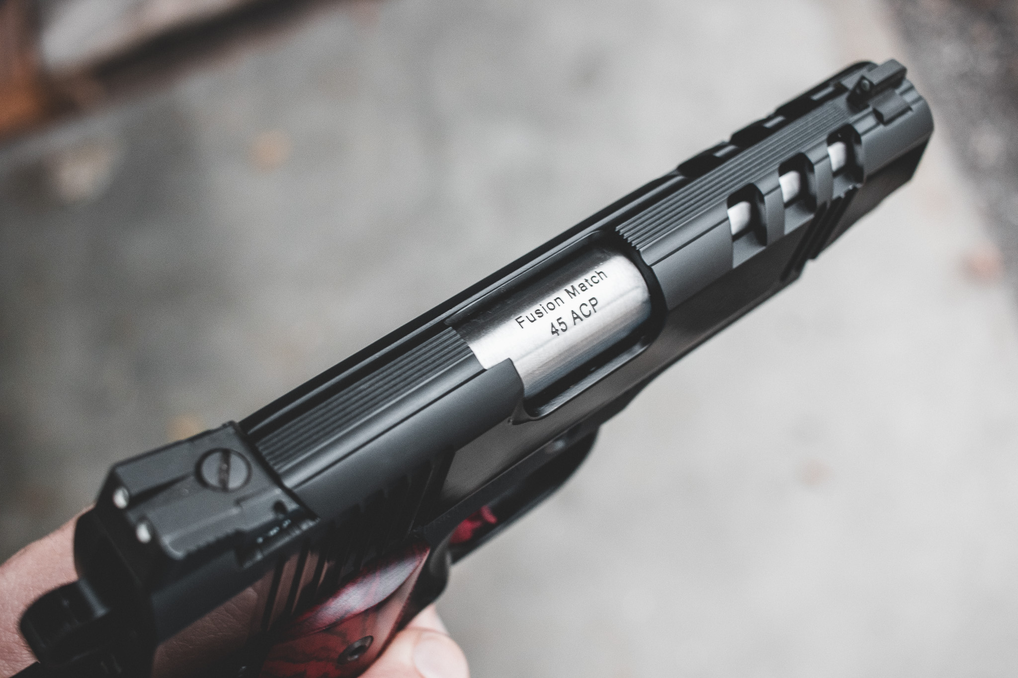1911 Pistol - (4.25") - Riptide-C Obsidian - 45 ACP – Fusion Firearms — image 3