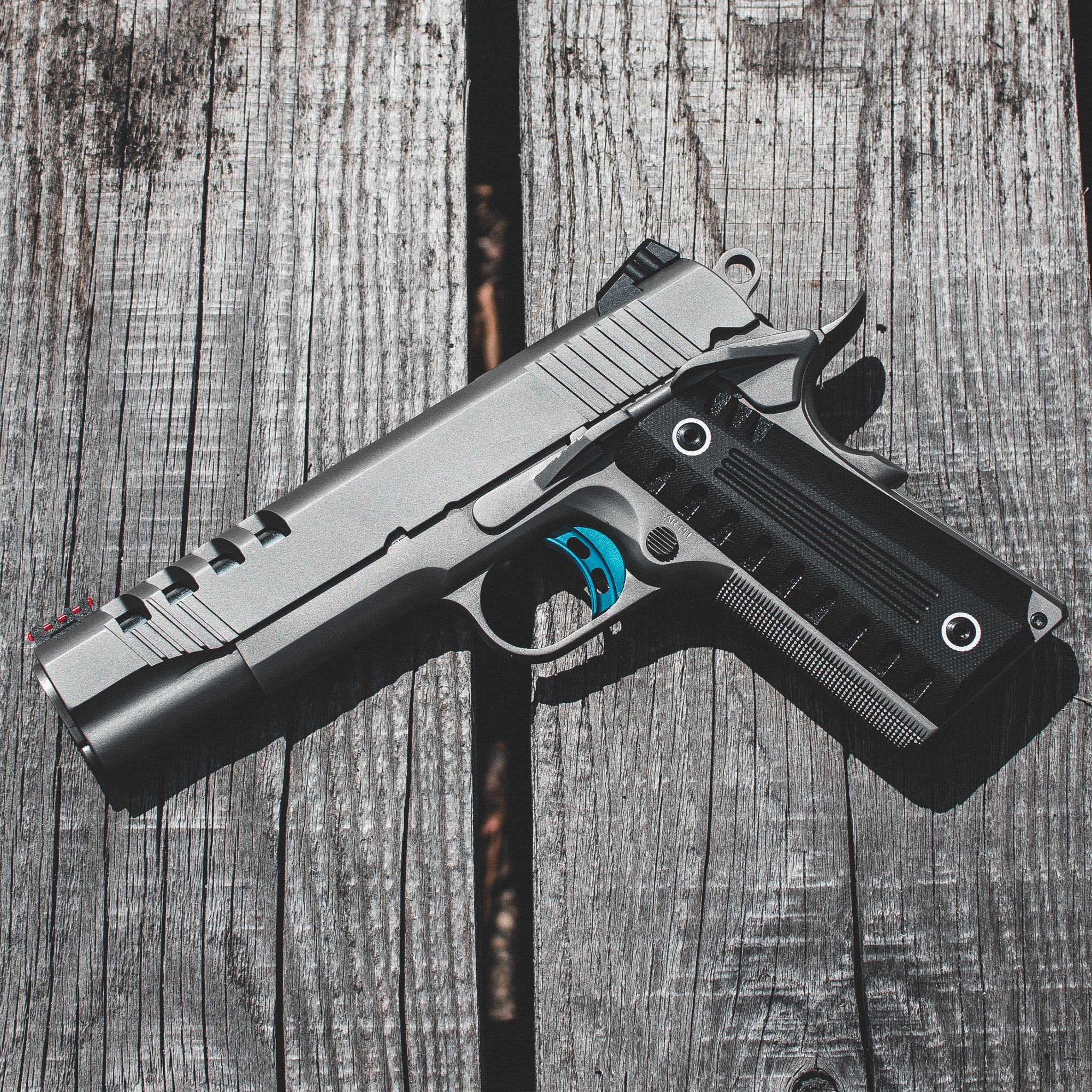 1911 Pistol - 45 ACP  Silver Skyfall  Reaction – Fusion Firearms — image 2