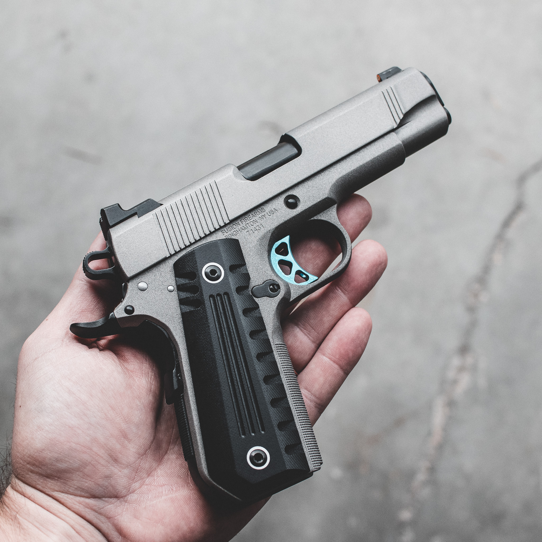 1911 Pistol - 9MM "Skyfall Carry" Custom - Lightweight – Fusion Firearms