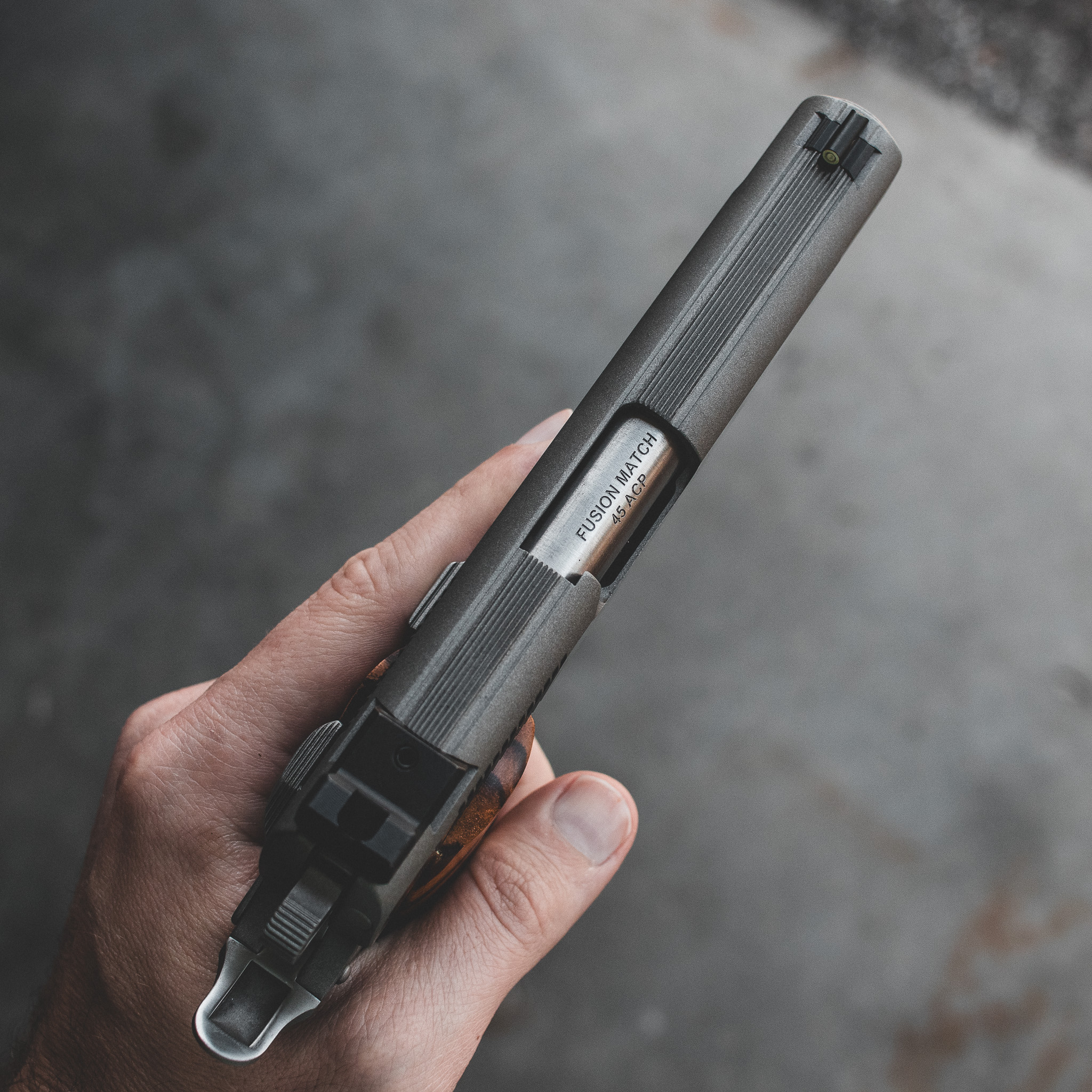 1911 Pistol - Custom Stainless Commander (Polished) - 45 ACP – Fusion Firearms — image 4