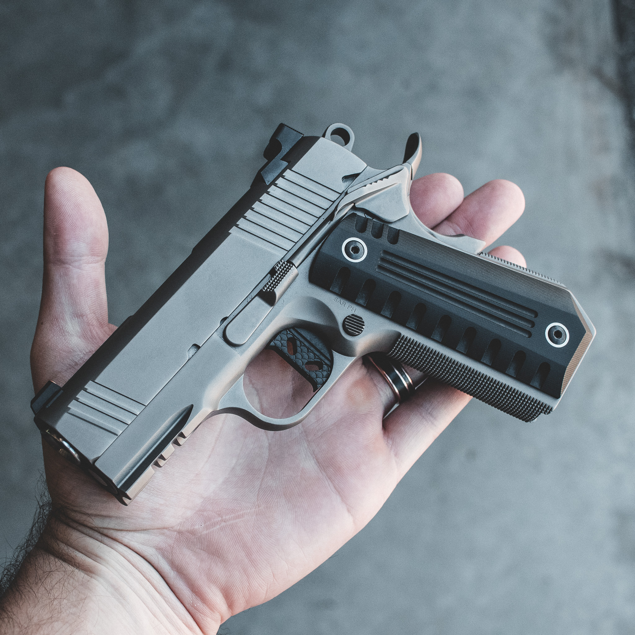 1911 Pistol - "Gunmetal Chrome" NCOM-DTC - 45 ACP – Fusion Firearms — image 3