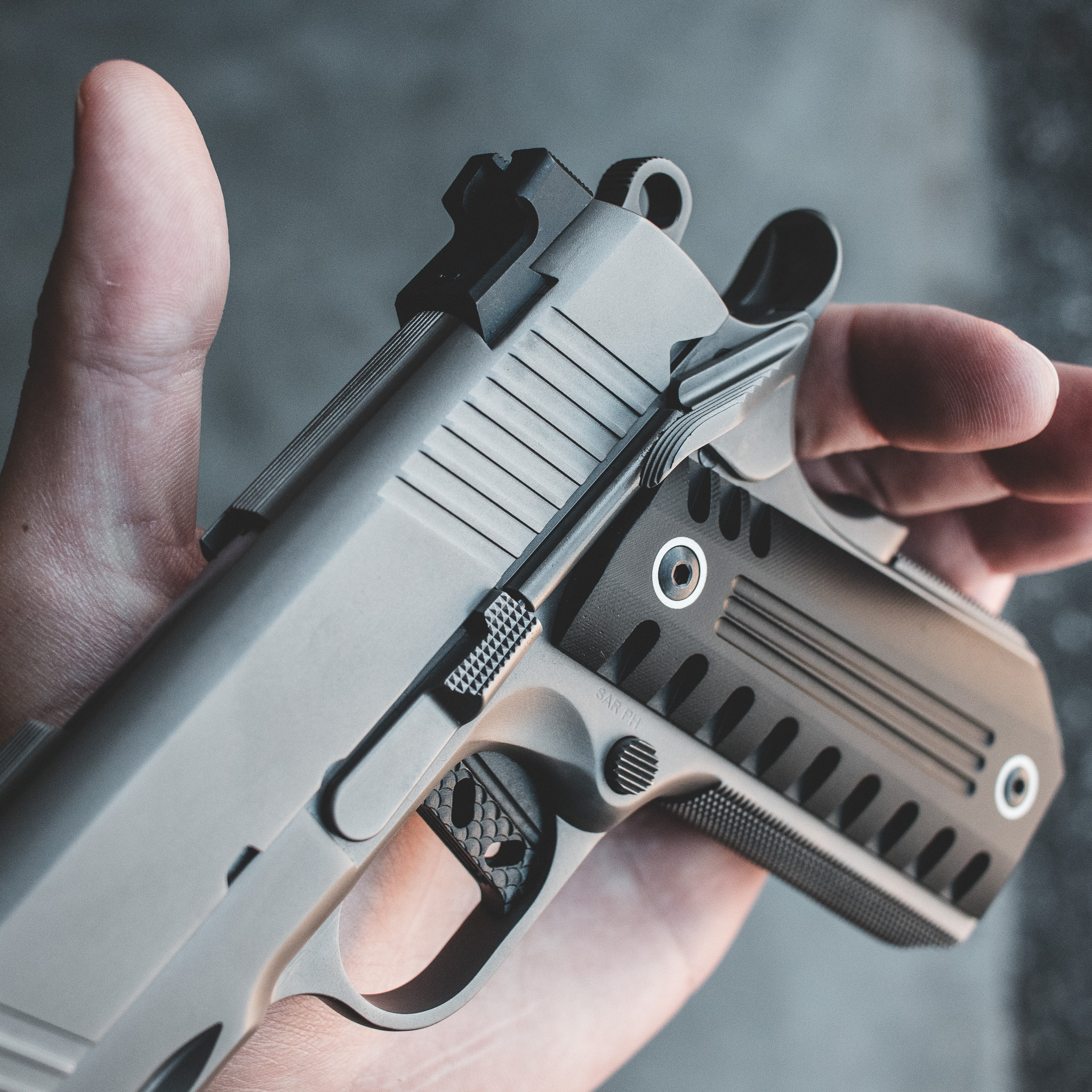 1911 Pistol - "Gunmetal Chrome" NCOM-DTC - 45 ACP – Fusion Firearms — image 4
