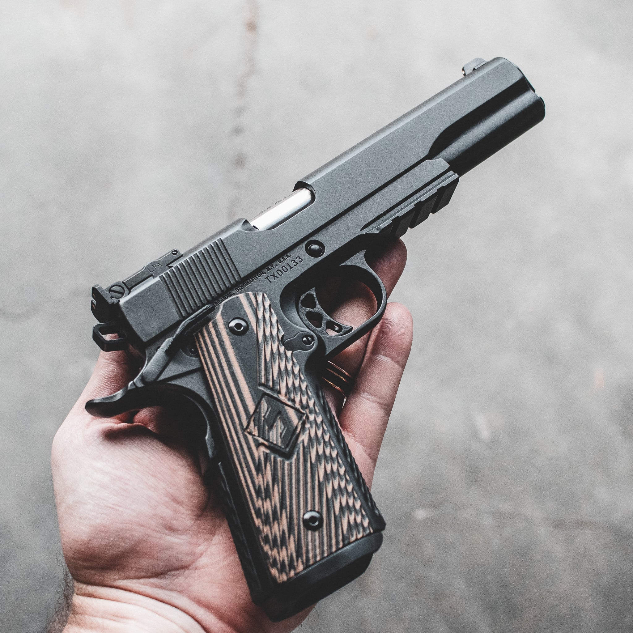1911 Pistol - "Shadow Tactical" - 38 Super - Custom 6 Inch – Fusion Firearms
