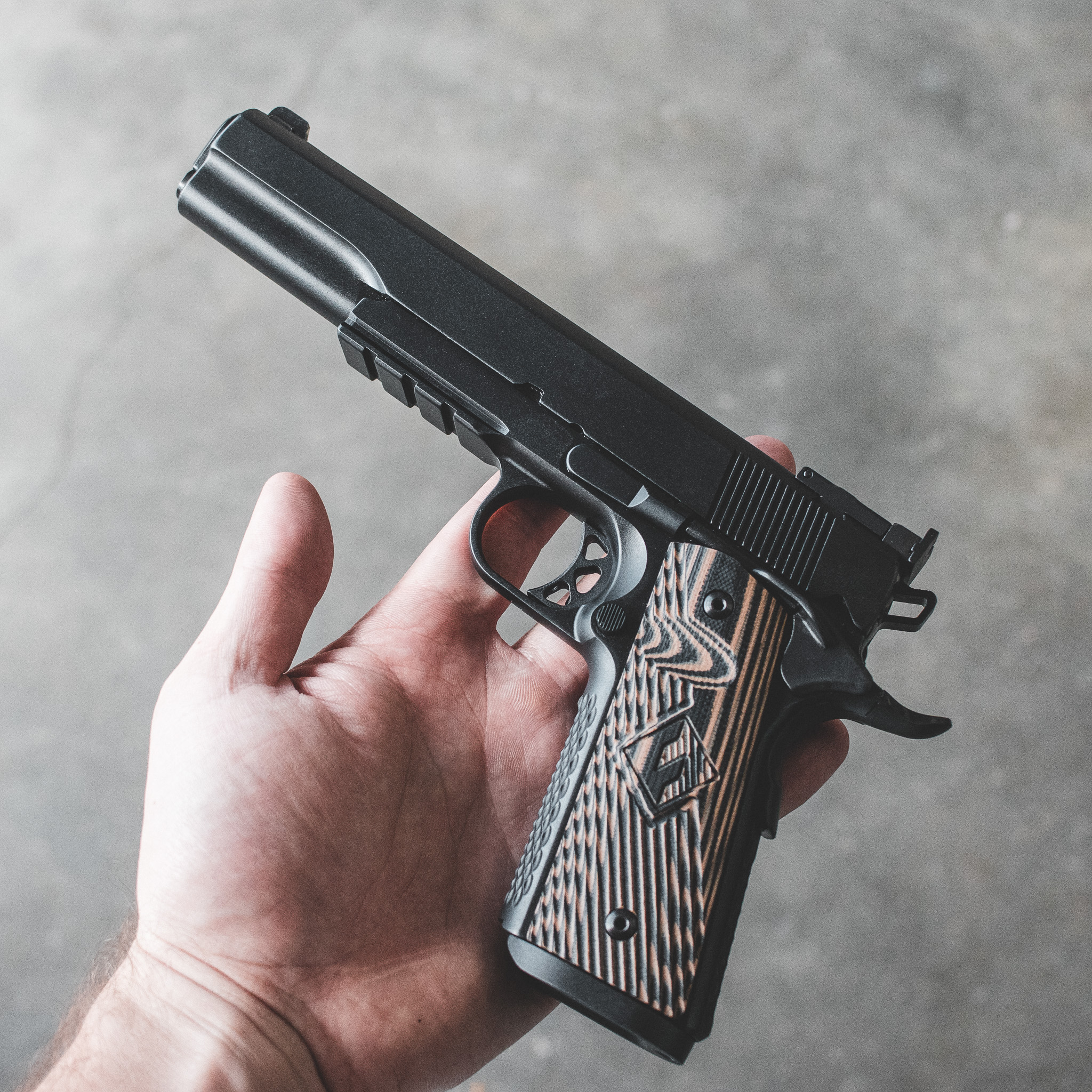 1911 Pistol - "Shadow Tactical" - 38 Super - Custom 6 Inch – Fusion Firearms — image 2