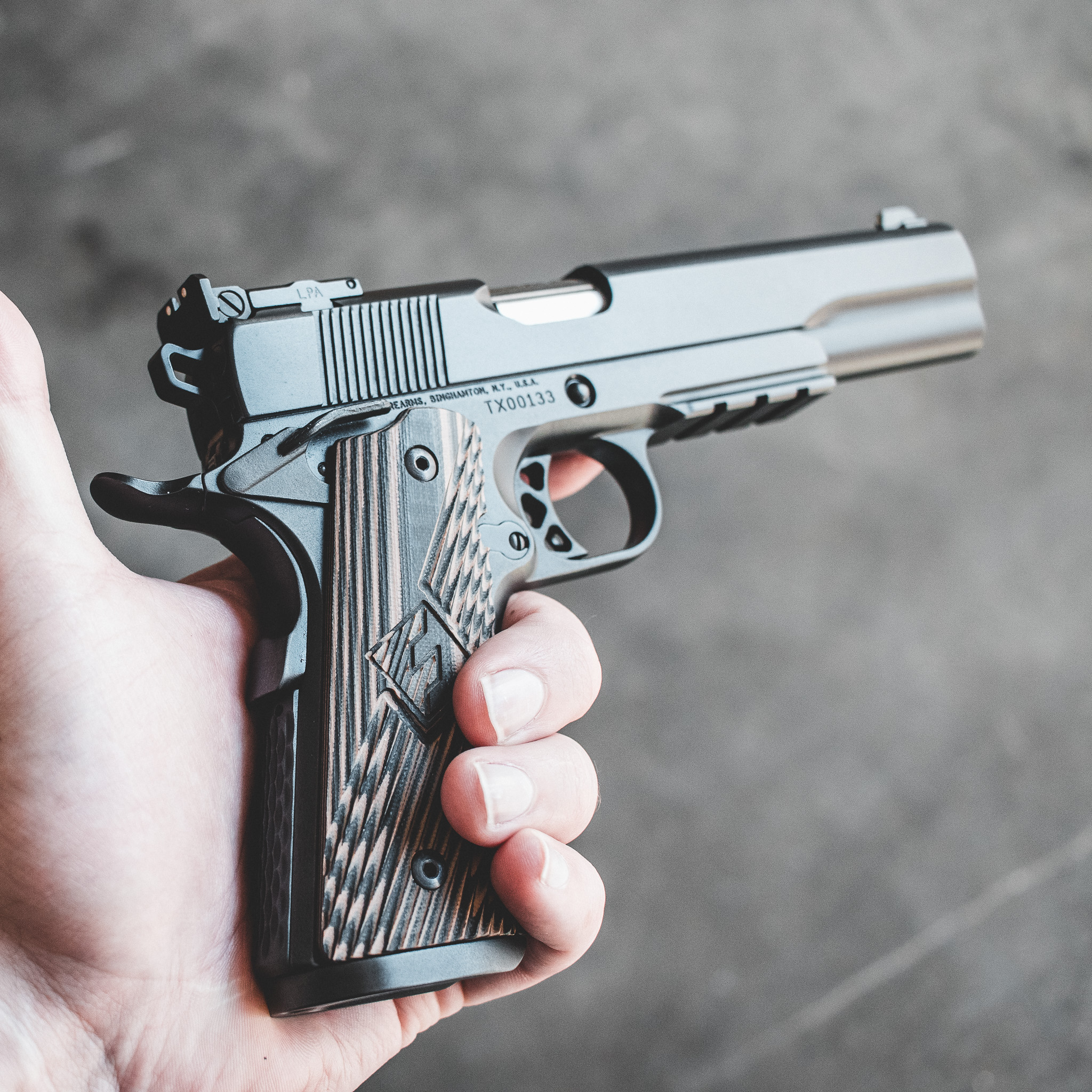 1911 Pistol - "Shadow Tactical" - 38 Super - Custom 6 Inch – Fusion Firearms — image 3