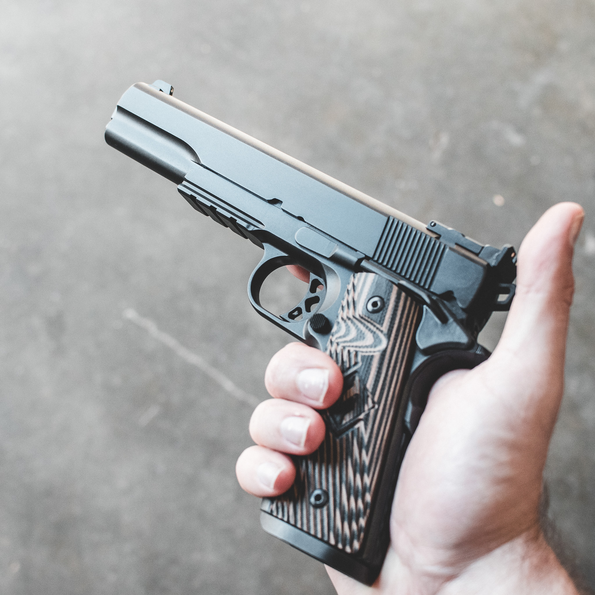1911 Pistol - "Shadow Tactical" - 38 Super - Custom 6 Inch – Fusion Firearms — image 4