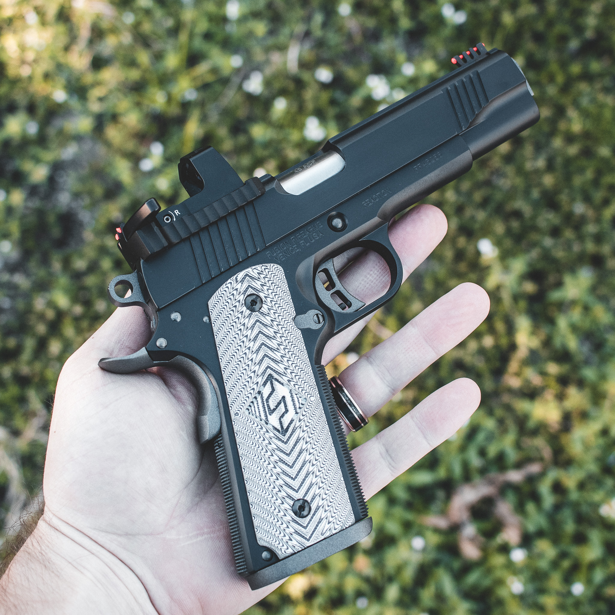 1911 Pistol - "Shadowfall" Reaction - 45 ACP – Fusion Firearms