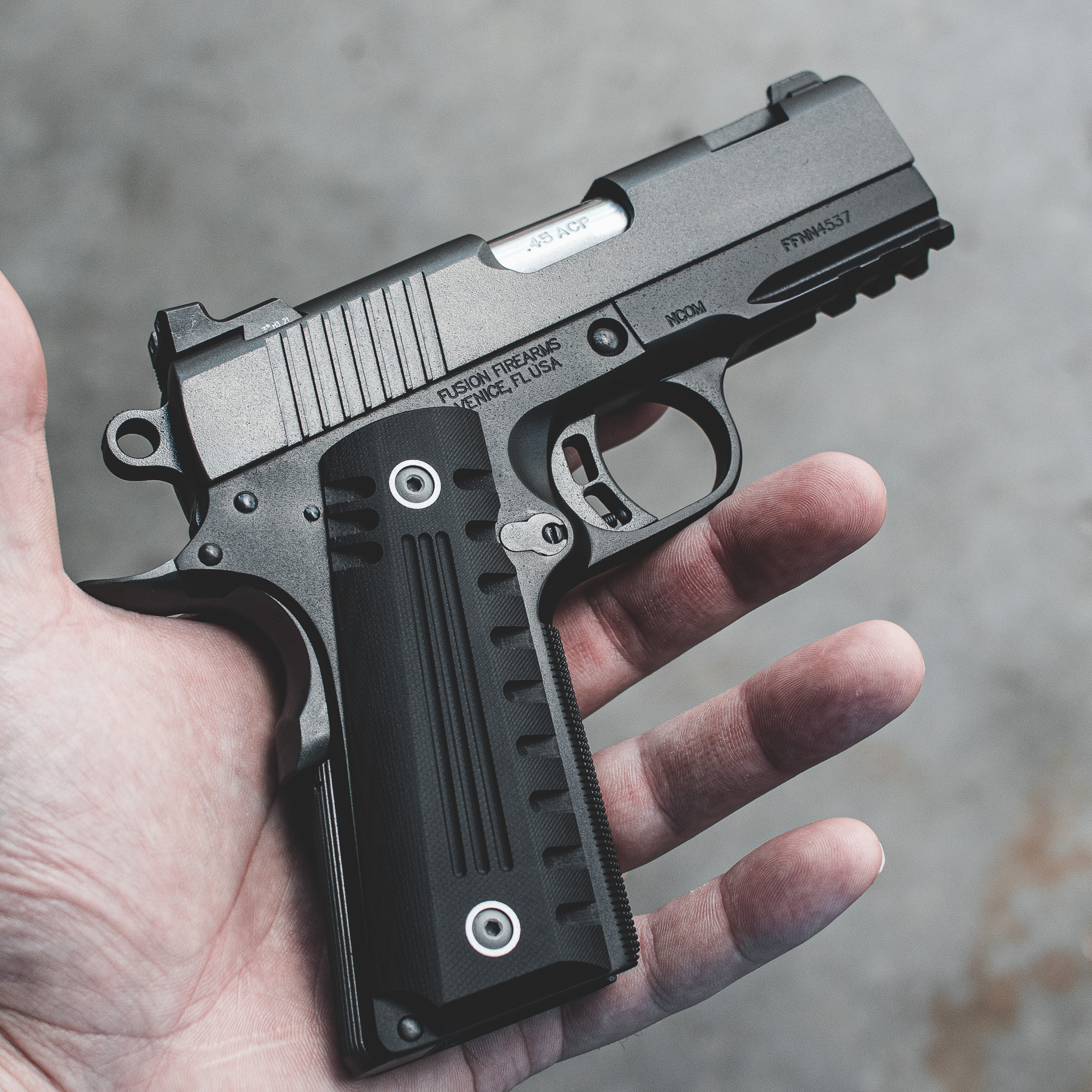 1911 Pistol - "Stealth Shadow" NCOM - 45 ACP – Fusion Firearms