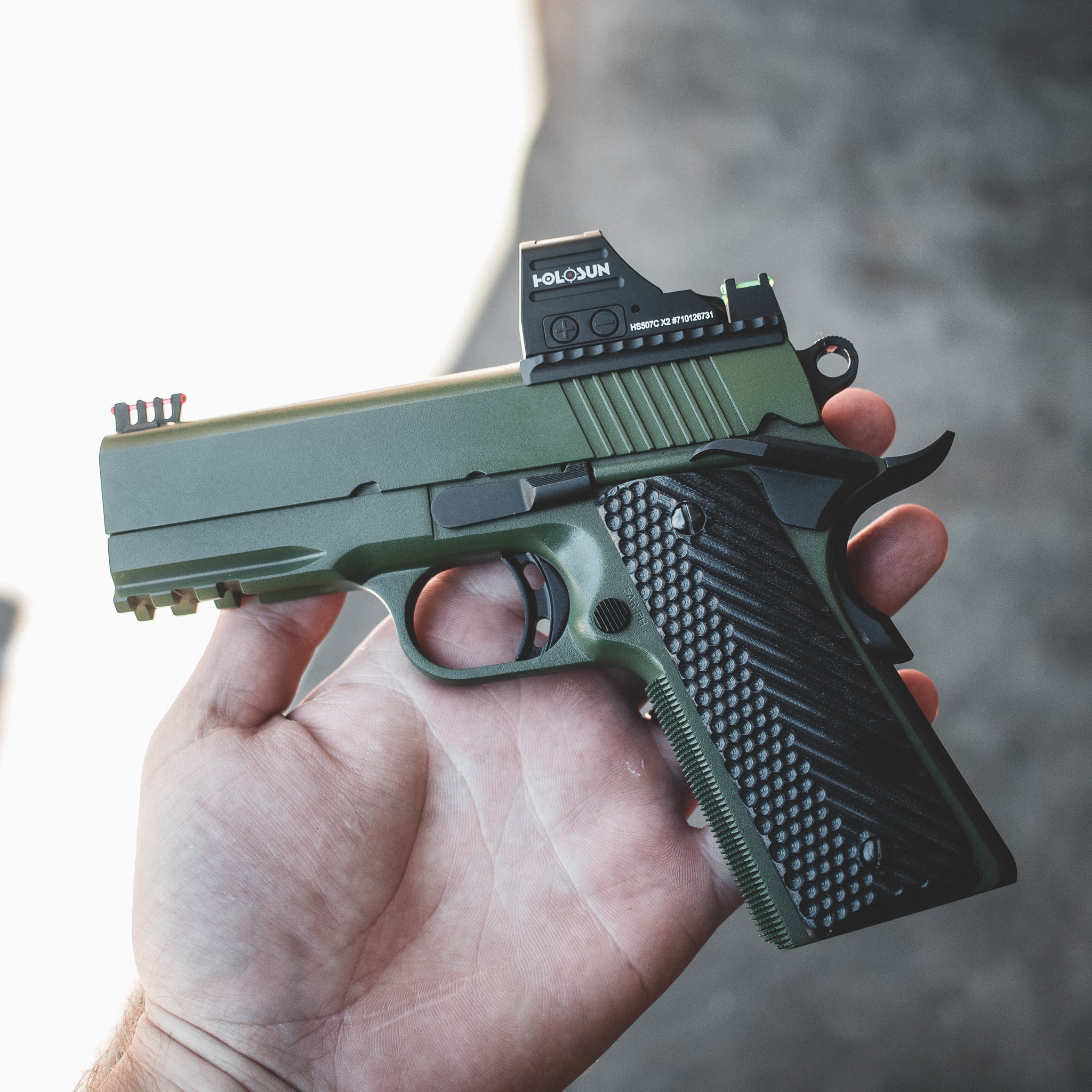 1911 PISTOL - TAC Emerald NCOM  - 45 ACP – Fusion Firearms