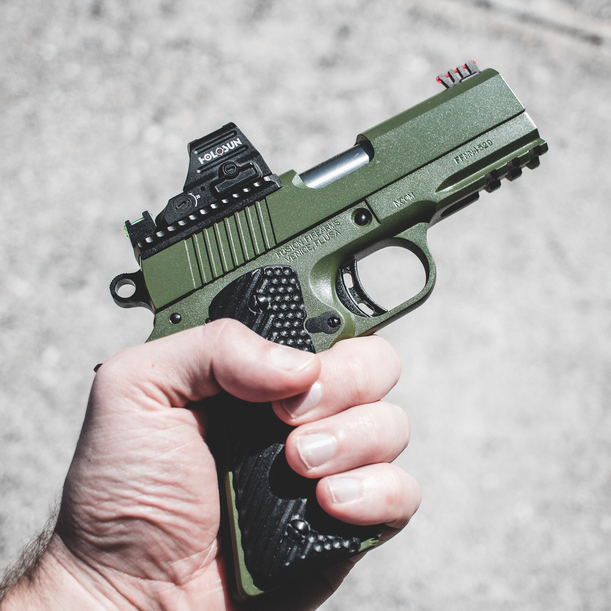 1911 PISTOL - TAC Emerald NCOM  - 45 ACP – Fusion Firearms — image 2