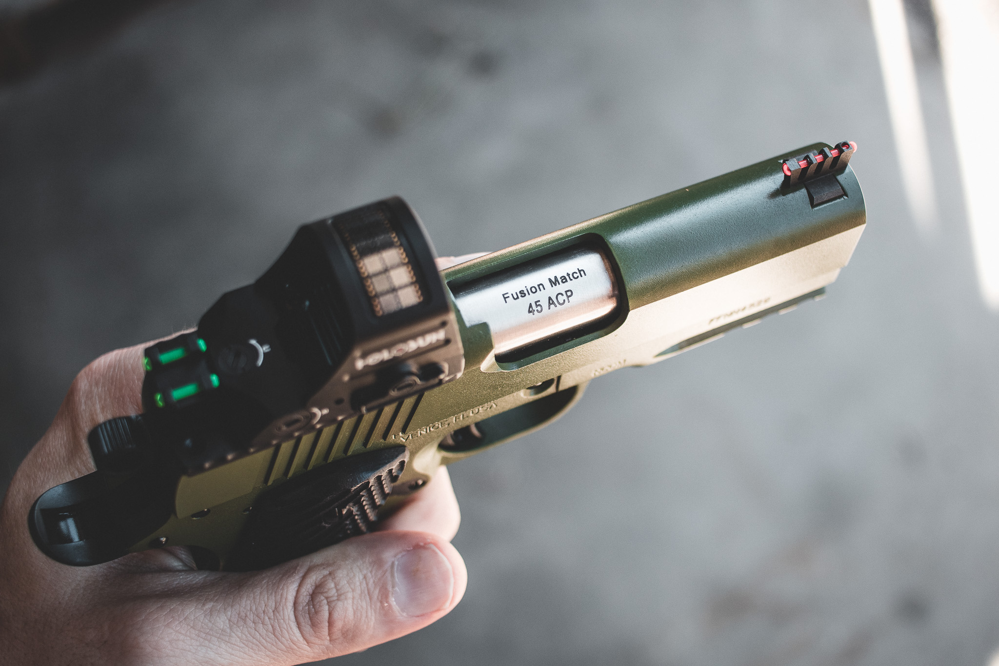 1911 PISTOL - TAC Emerald NCOM  - 45 ACP – Fusion Firearms — image 3