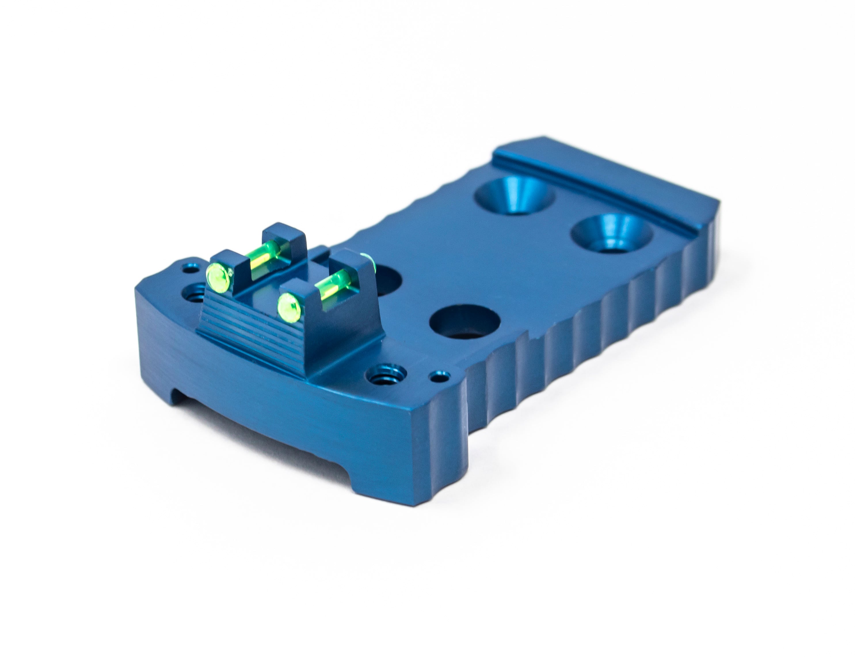 1911 Red Dot Base Plate (Holosun / Fusion) - Light-weight Aluminum - Blue
