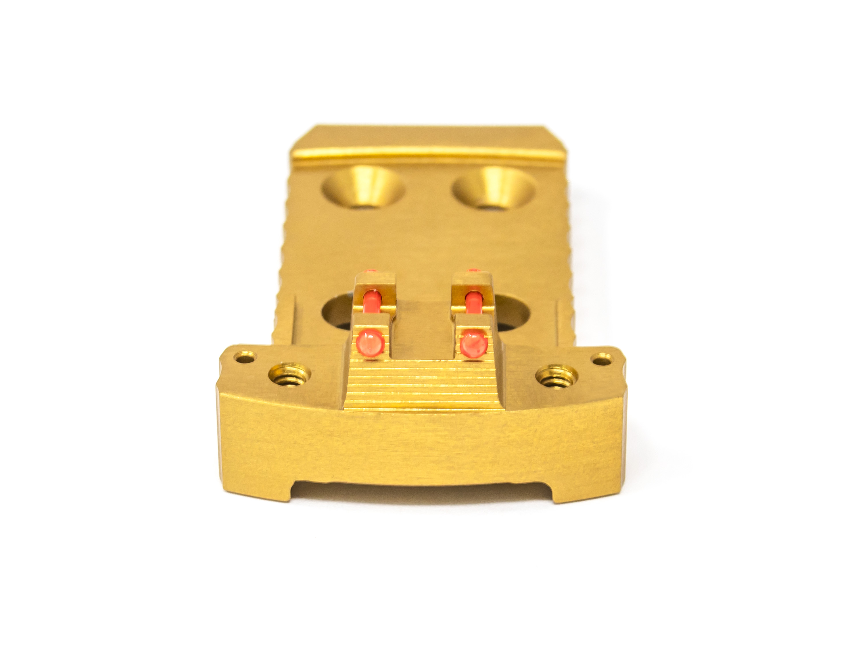 1911 Red Dot Base Plate (Holosun / Fusion) - Light-weight Aluminum - Gold — image 4